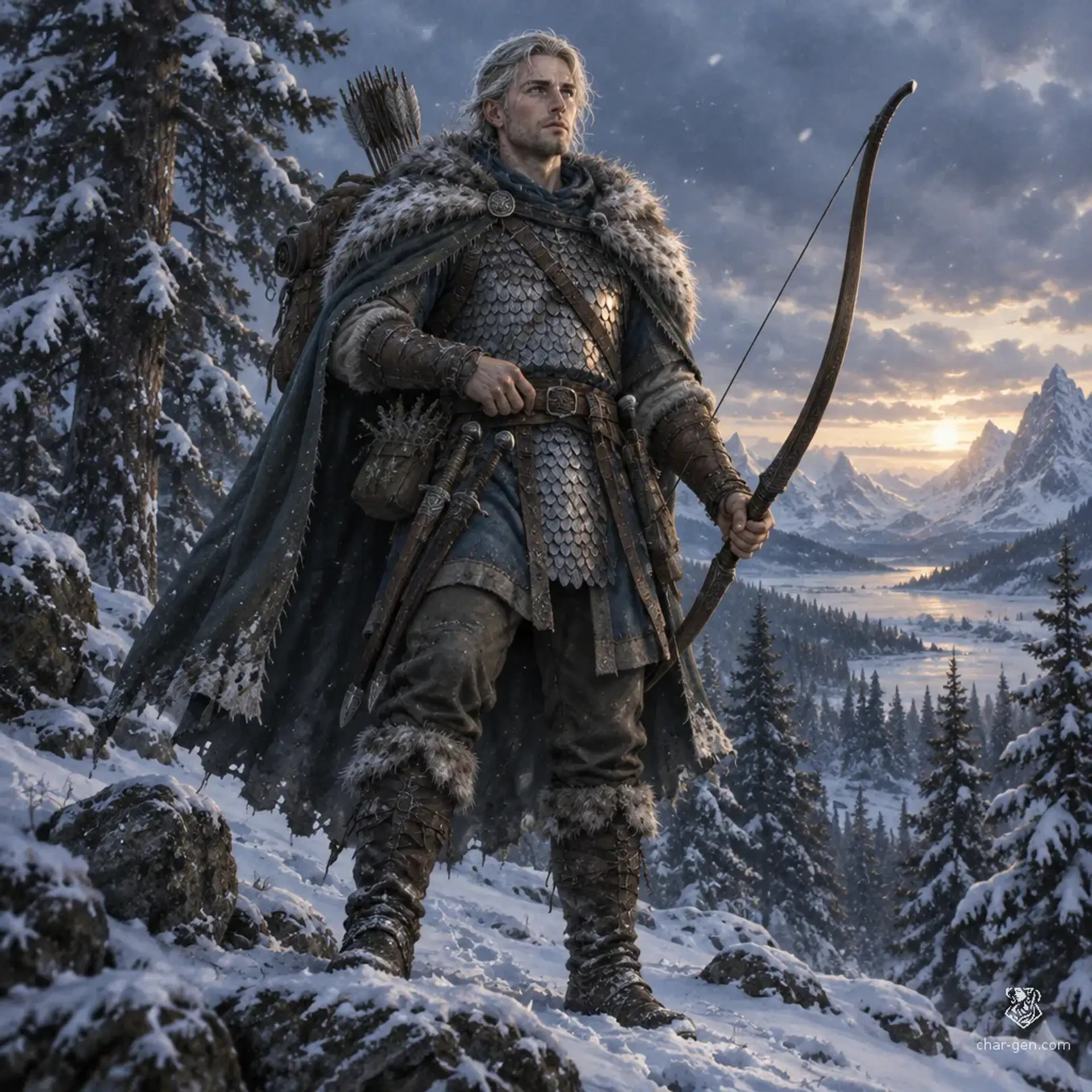 Lalli Otuskkion - AI-generated fantasy Character