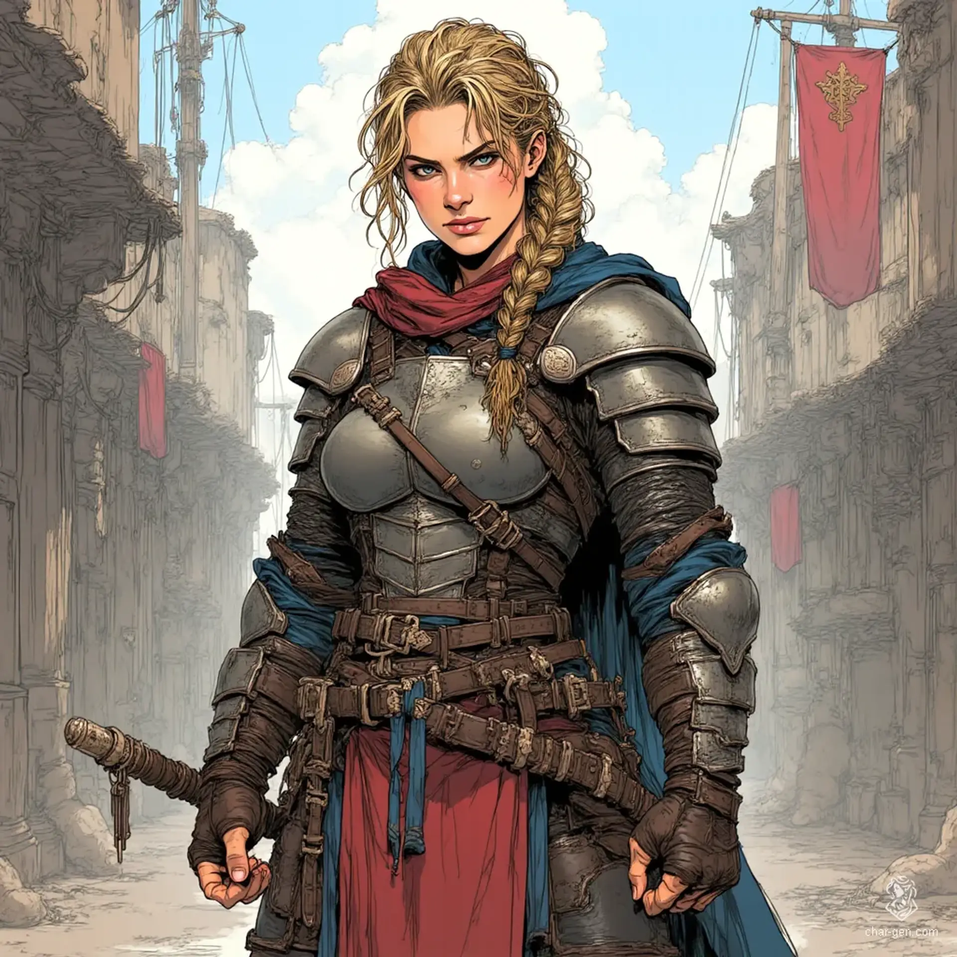 Marelle Dunvar - AI-generated fantasy NPC