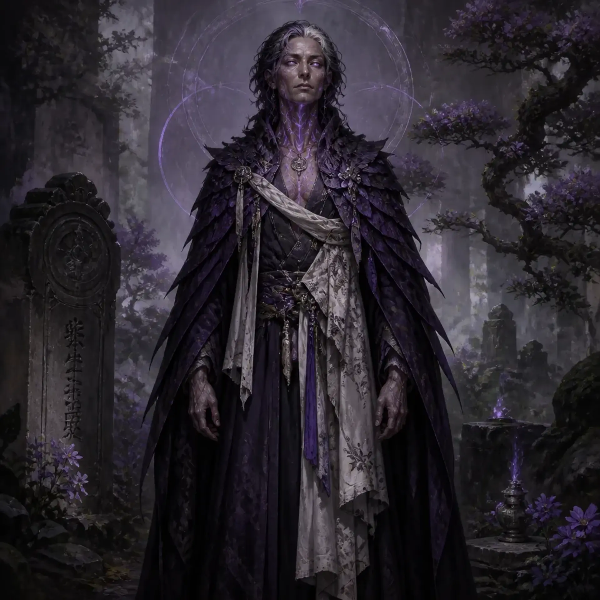 Violetborn - AI-generated fantasy Species