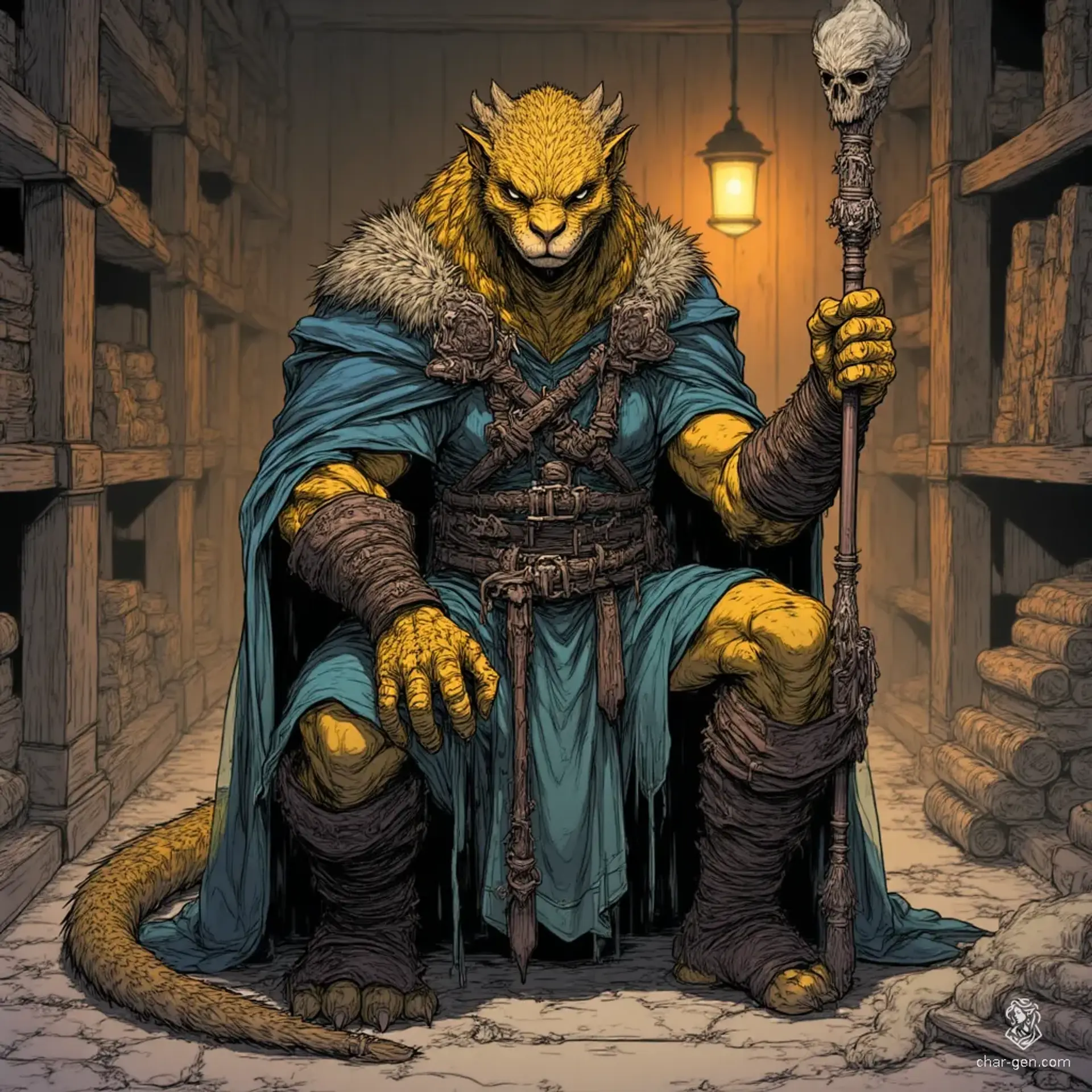 Thazhir Veyruul - AI-generated fantasy NPC