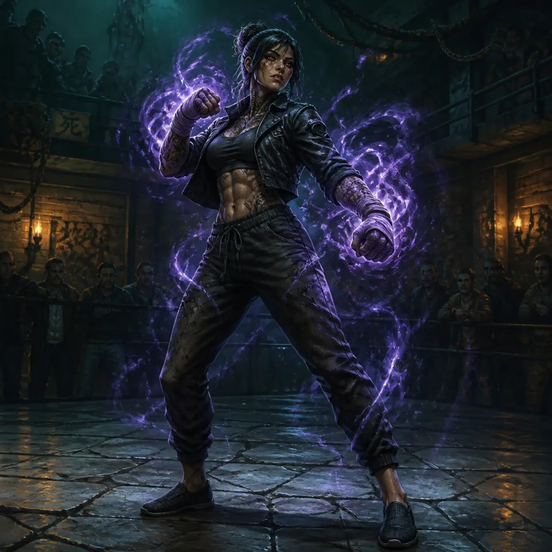 Vivian Cross - AI-generated fantasy Character
