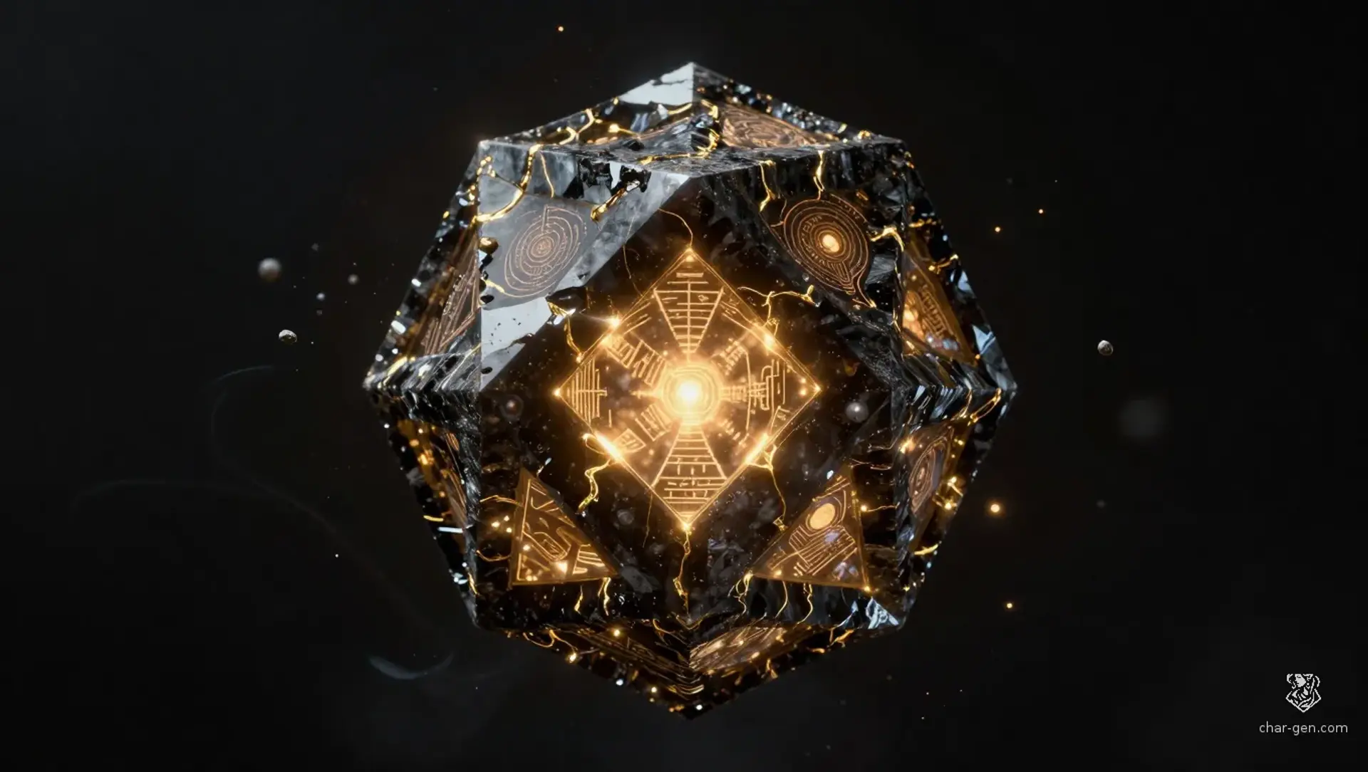 The Core of Dungeon - AI-generated fantasy Magic Item