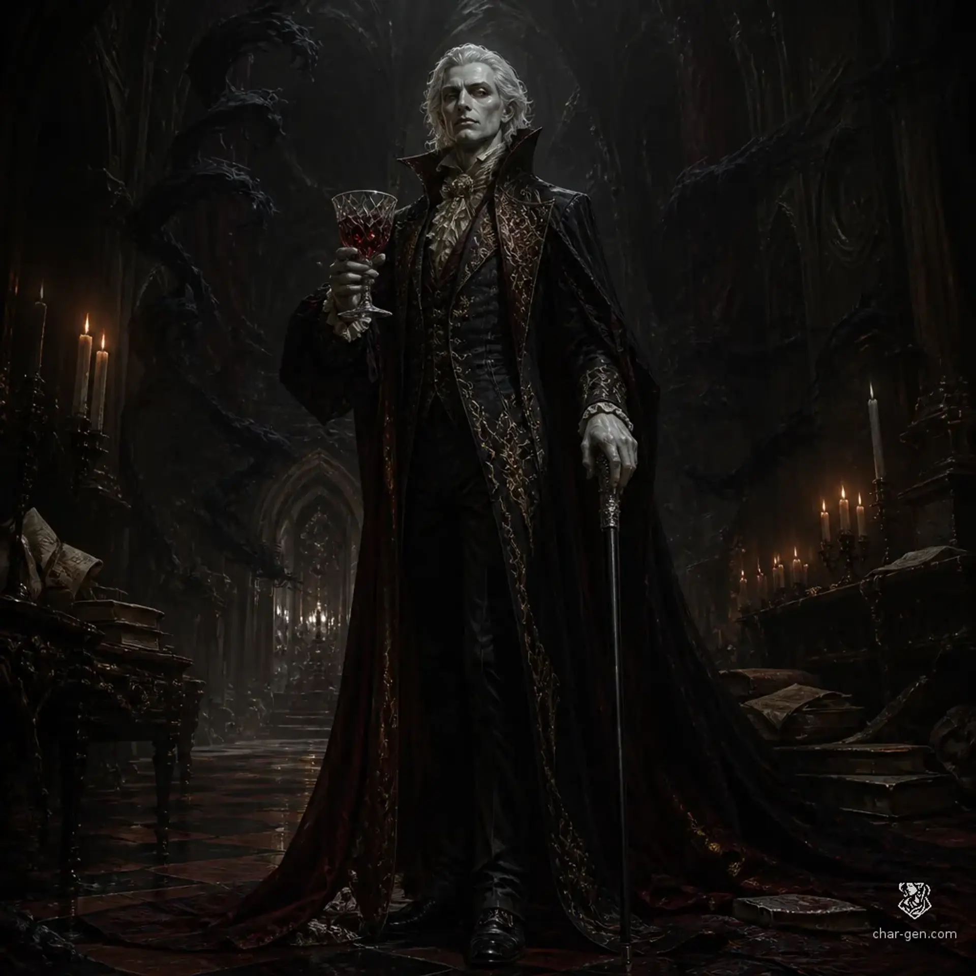 Count Valerius - AI-generated fantasy Monster