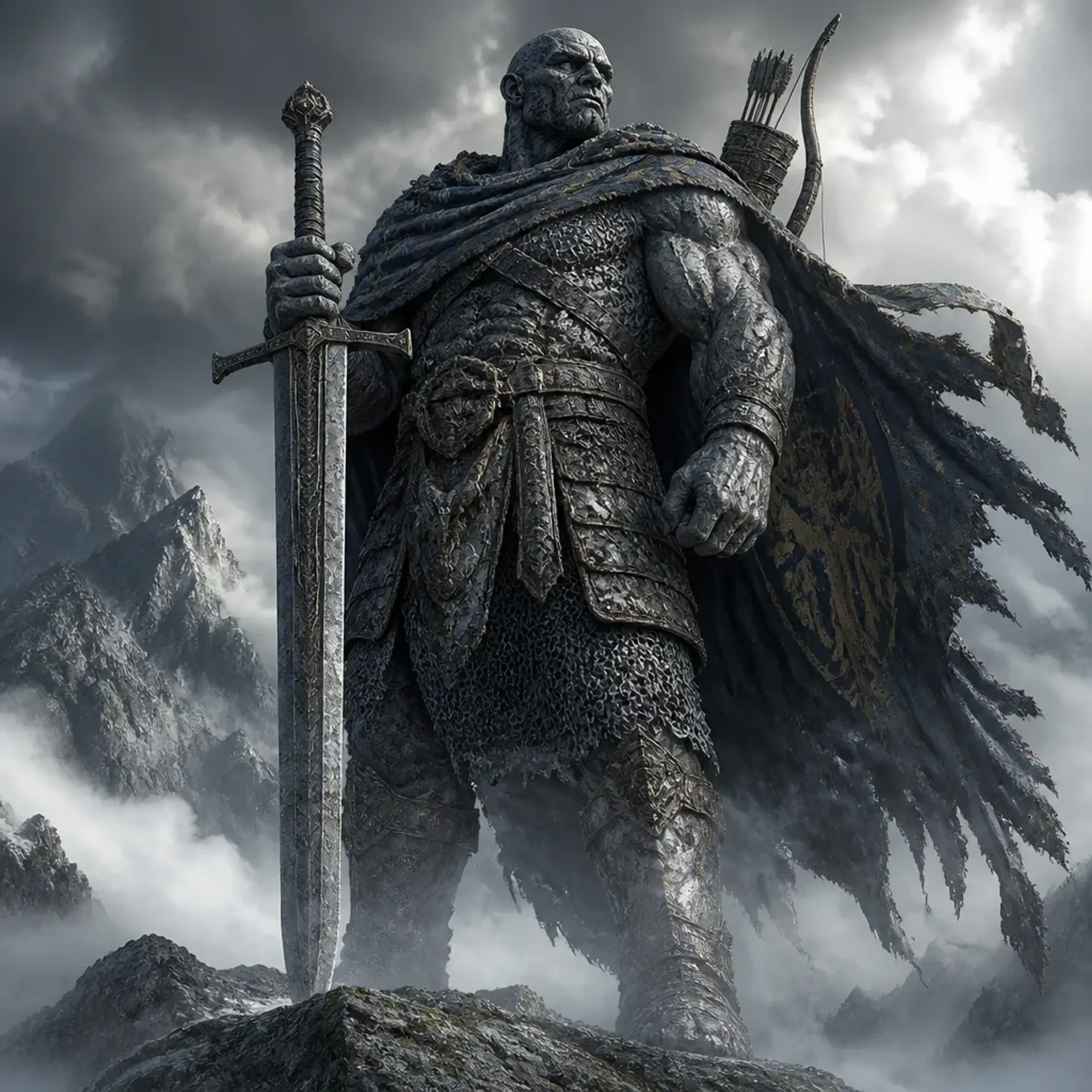 Thavok Sky-Splitter Katho-Olavi - AI-generated fantasy Character
