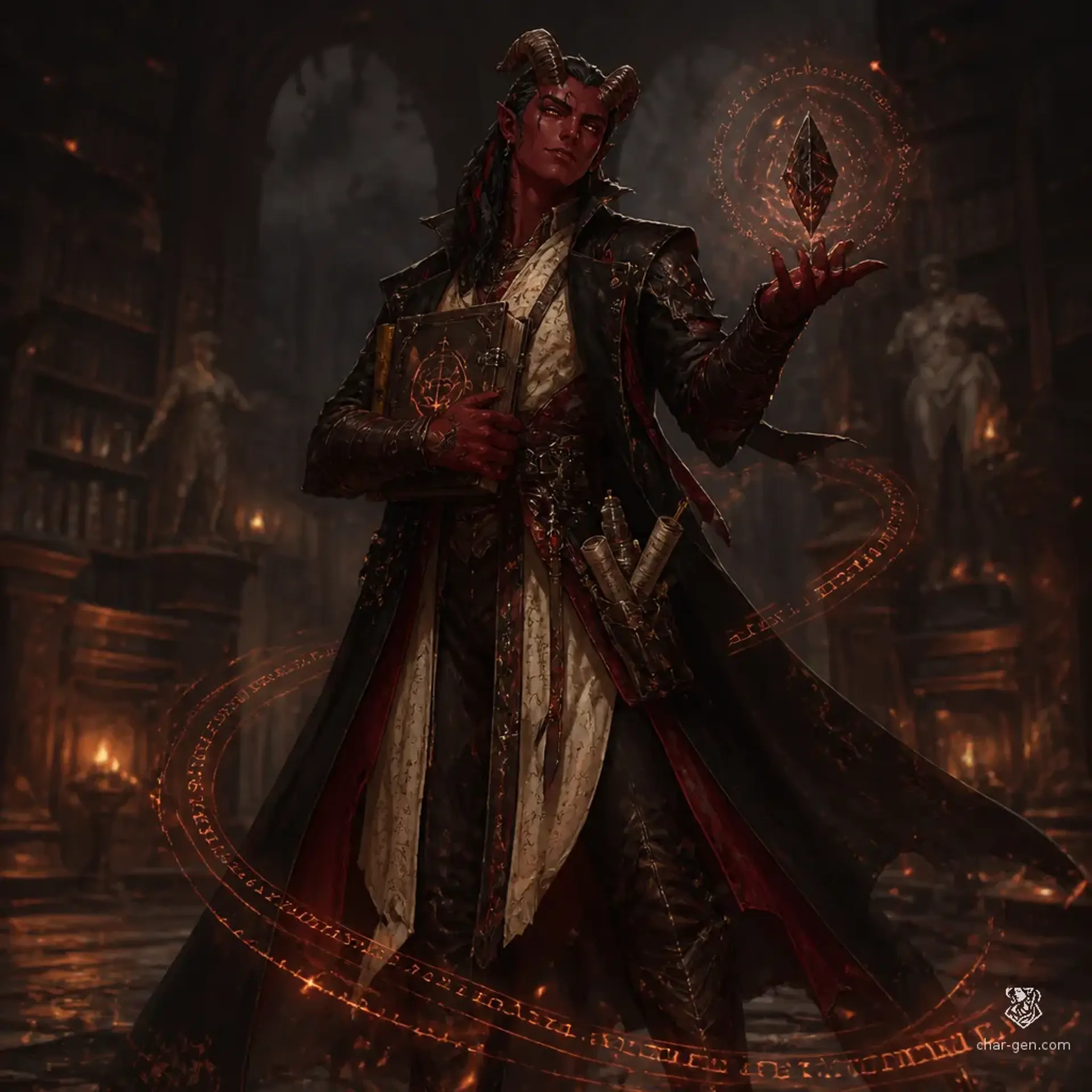 Zurechtweisung - AI-generated fantasy Character