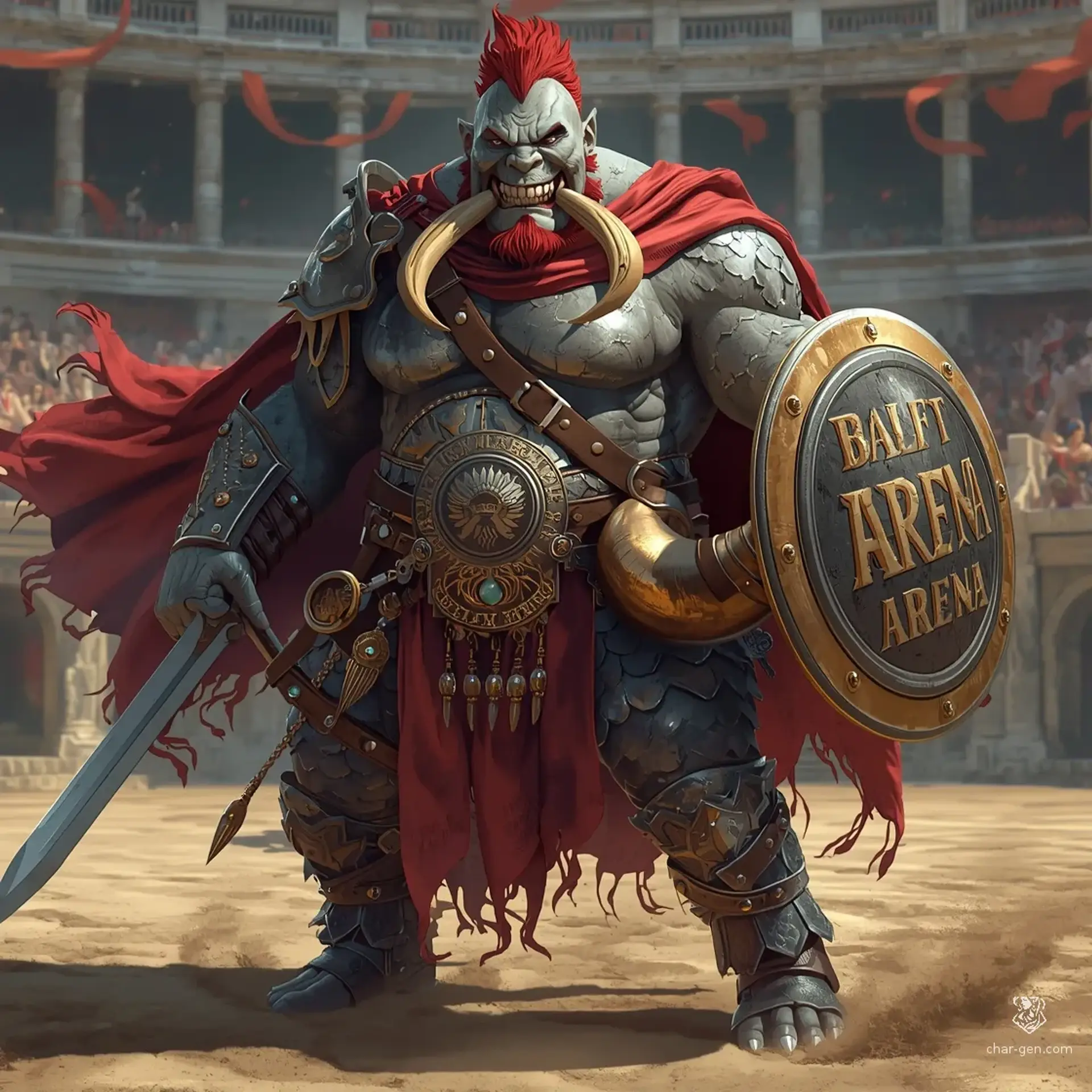 Rurik the Gilded - AI-generated fantasy Character