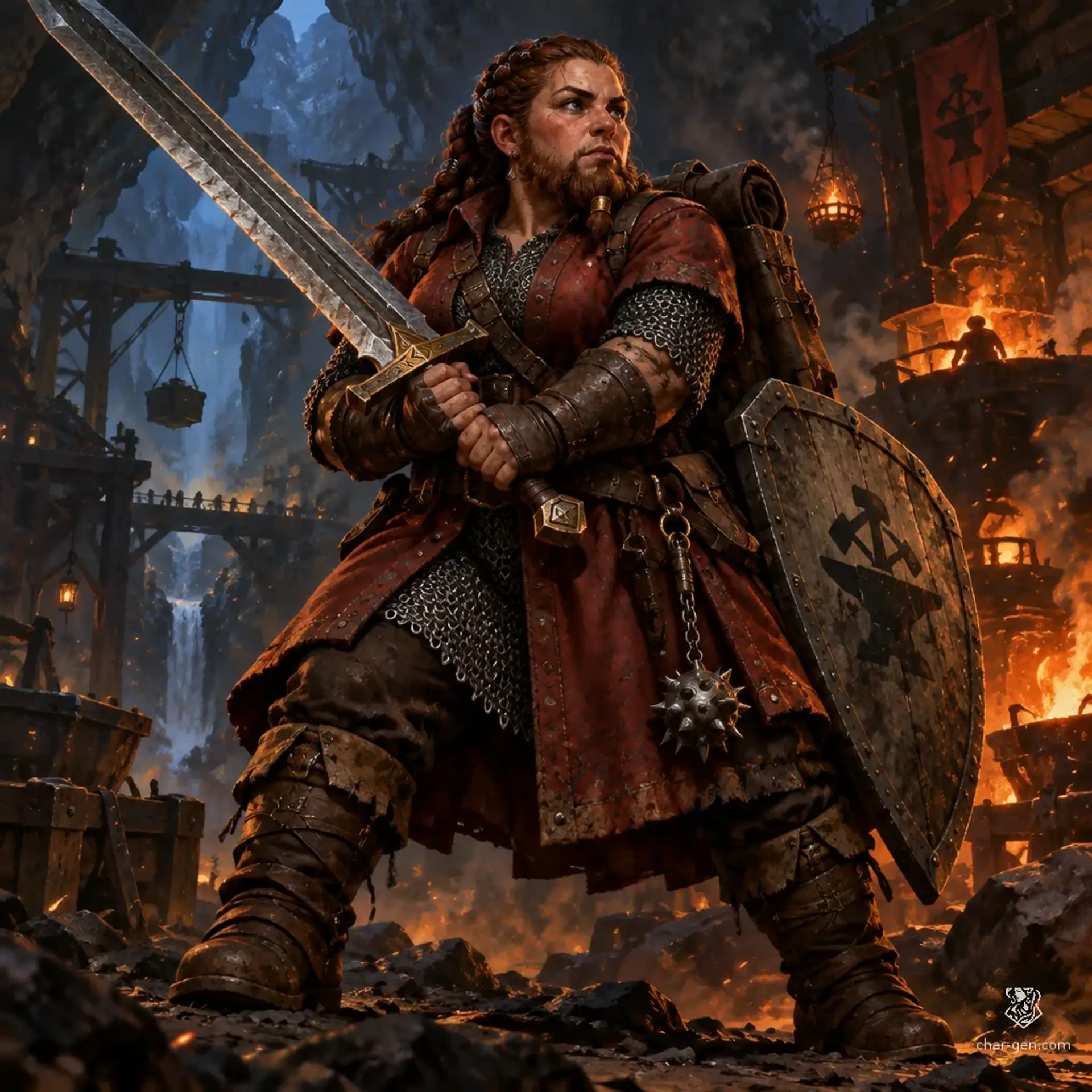 Faith Wikstrom - AI-generated fantasy Character