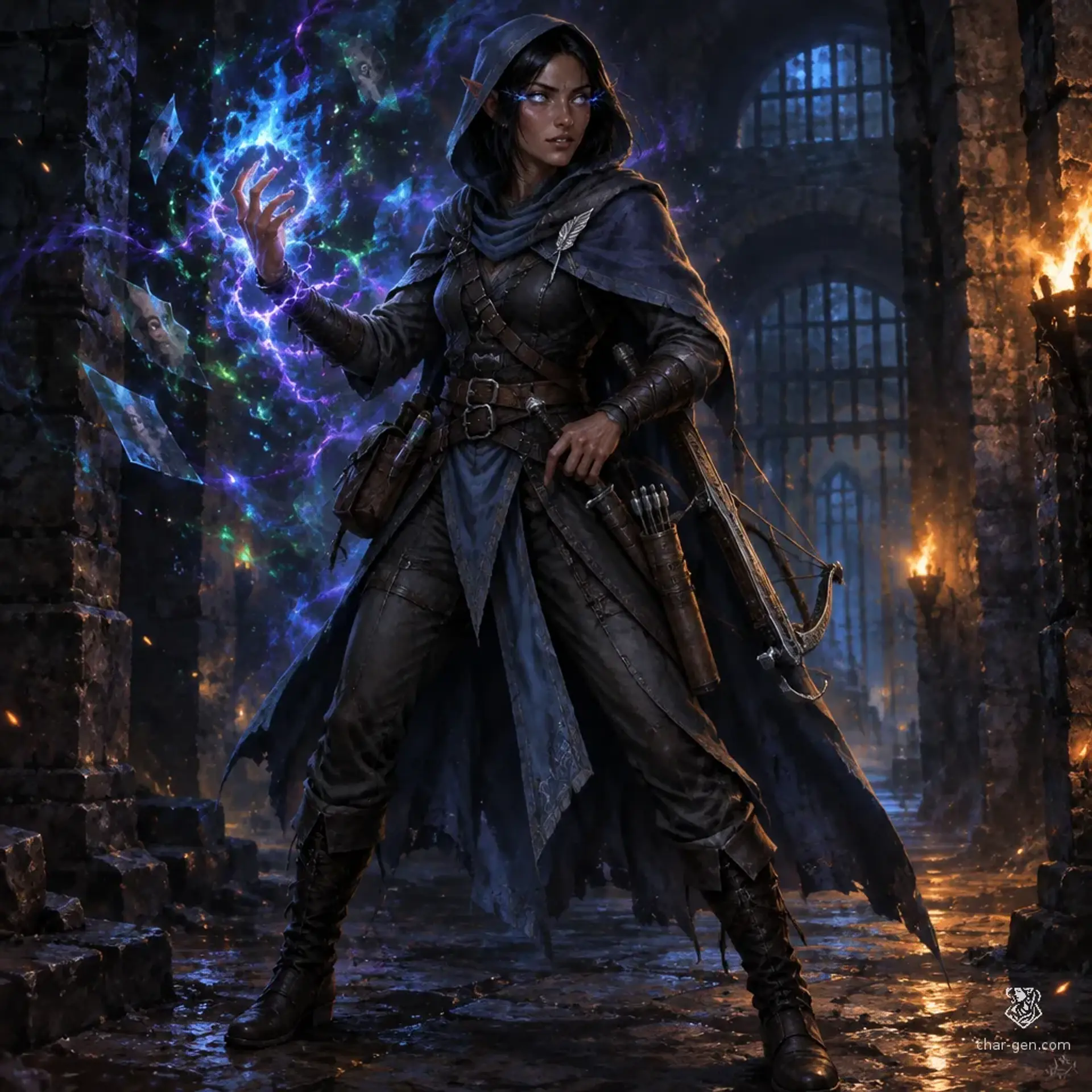 Selestira - AI-generated fantasy Character
