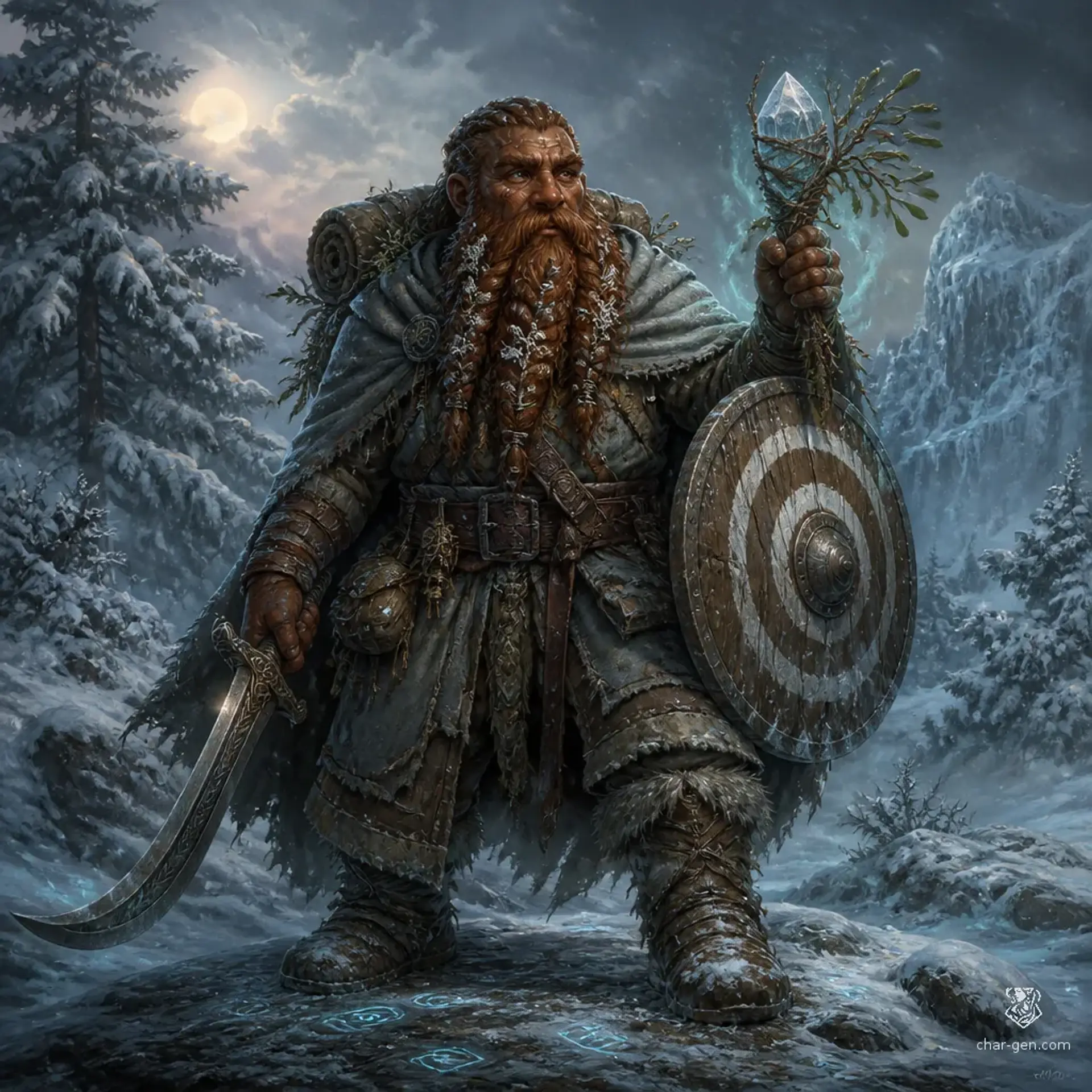 Brannoc Veldr - AI-generated fantasy Character