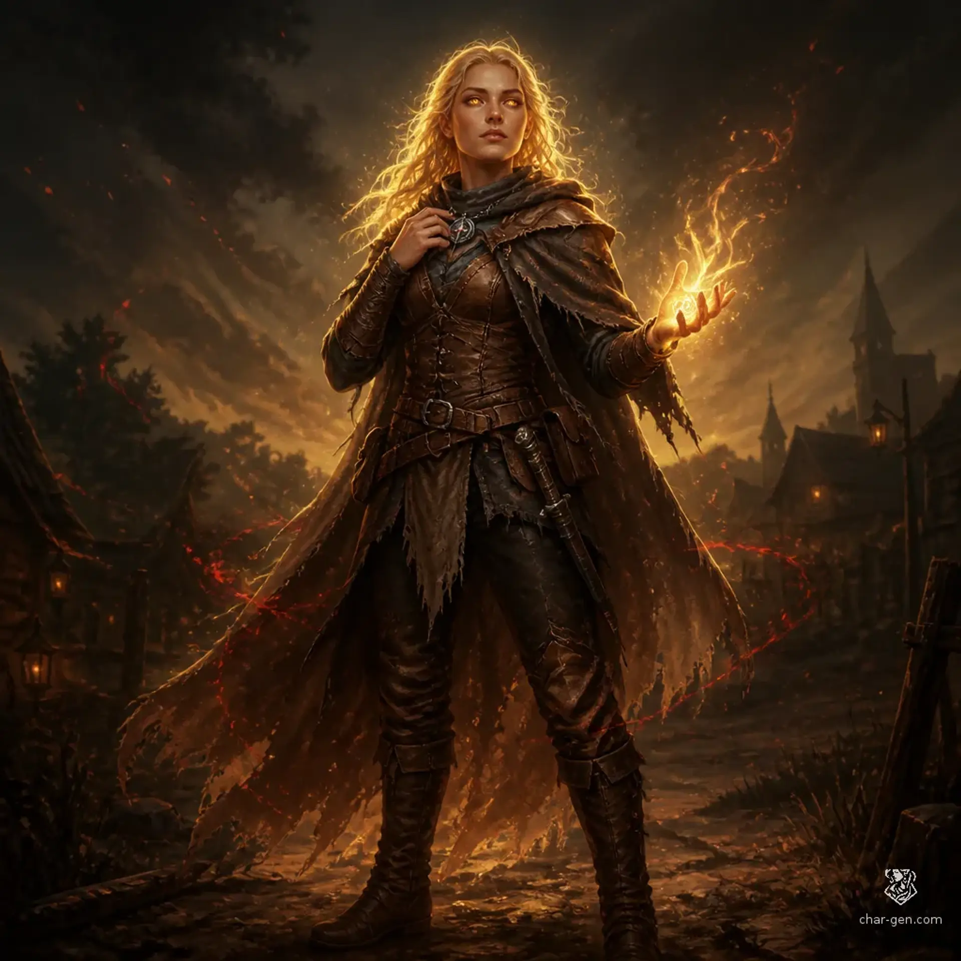 Seren Vale - AI-generated fantasy Character