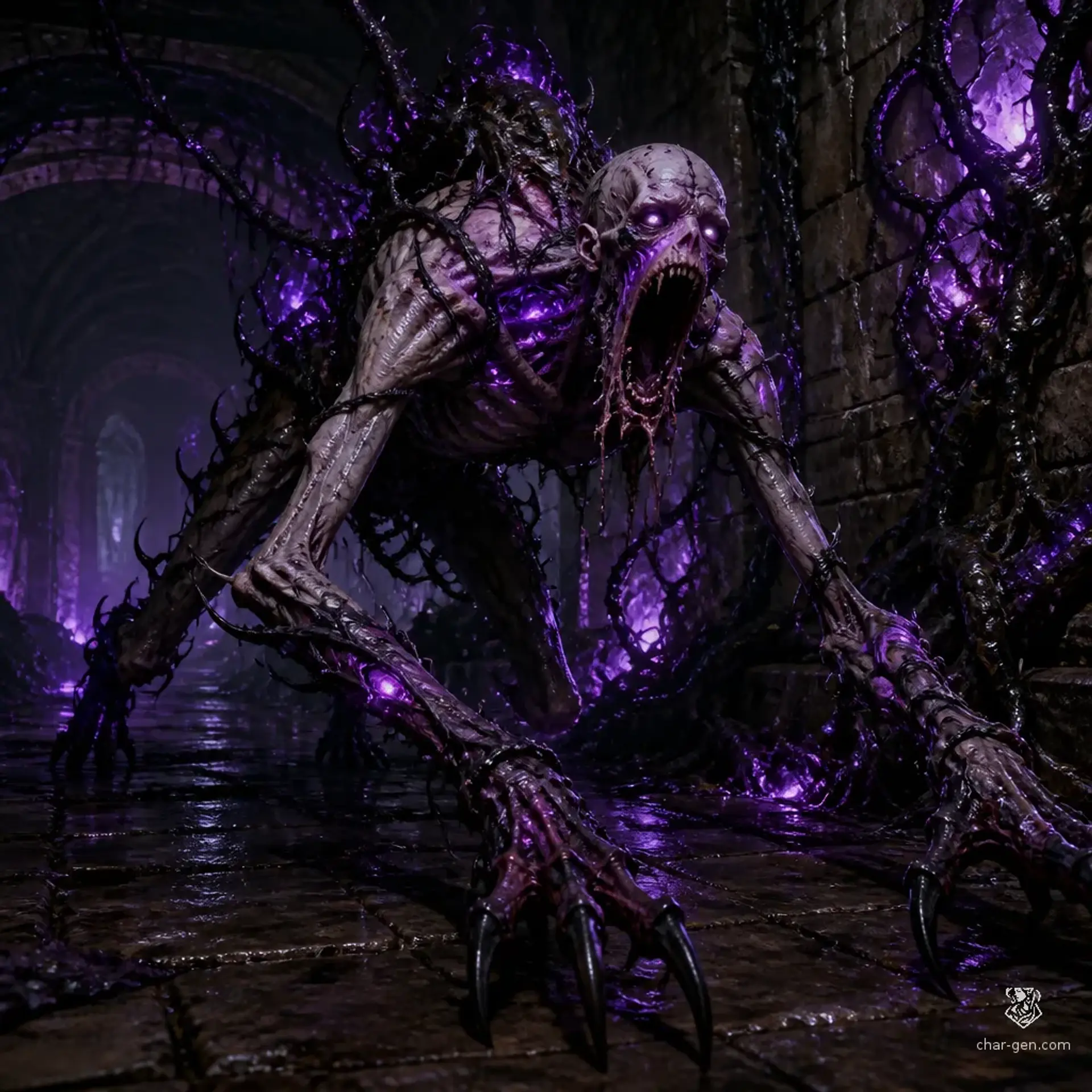 Roaming Ghoul | Fantasy Monster Generated by CharGen