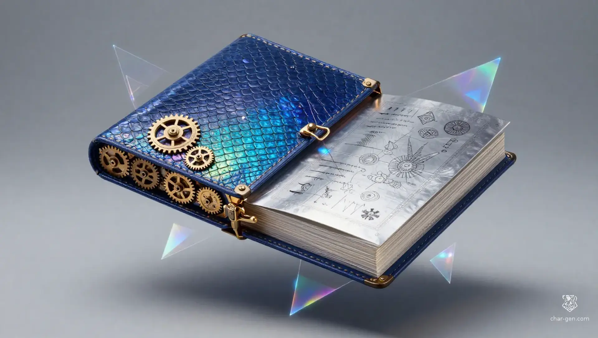 The Codex of Prismatic Lattice - AI-generated fantasy Spellbook