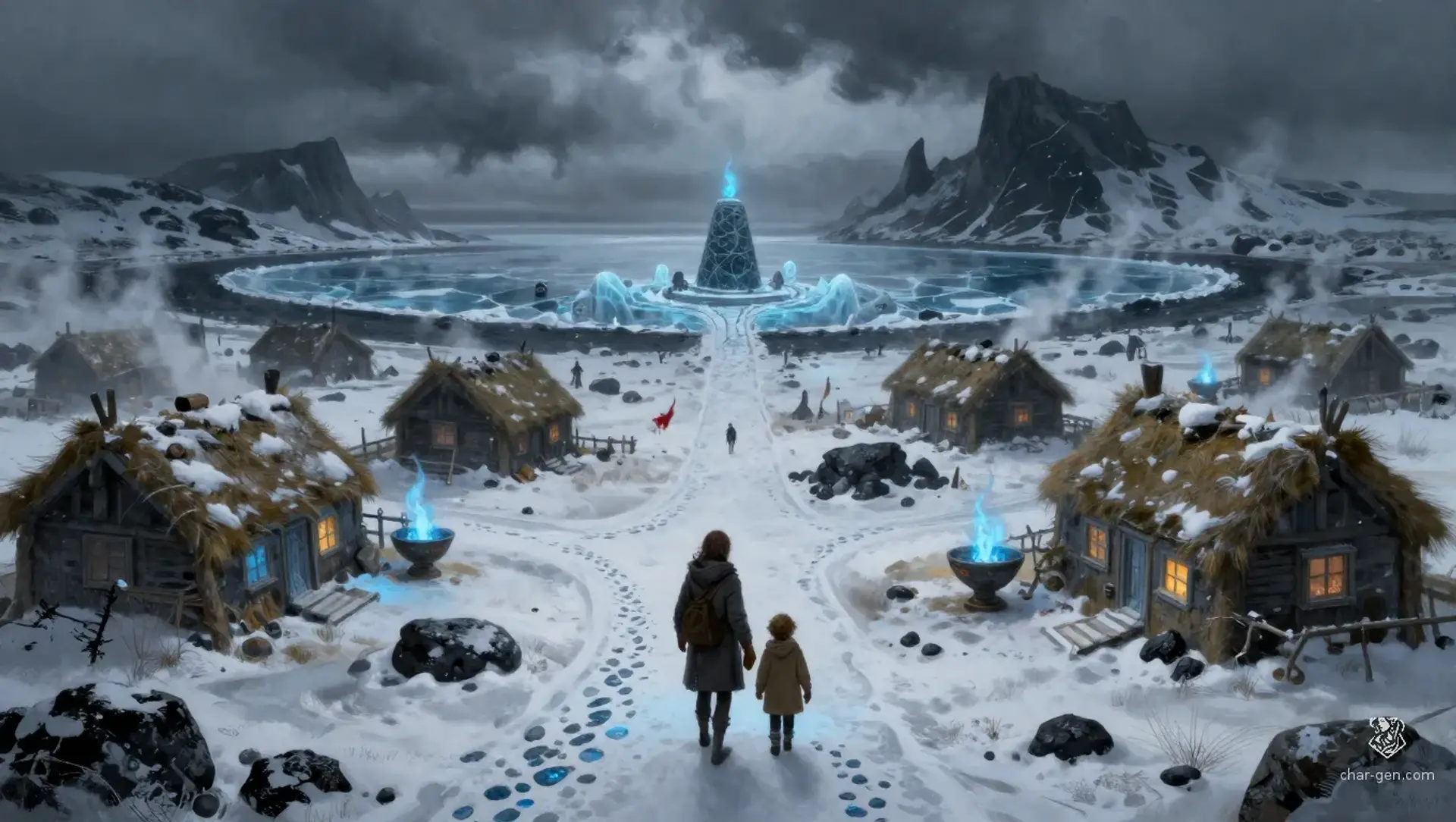 The Blue Flames of Skeldrheim