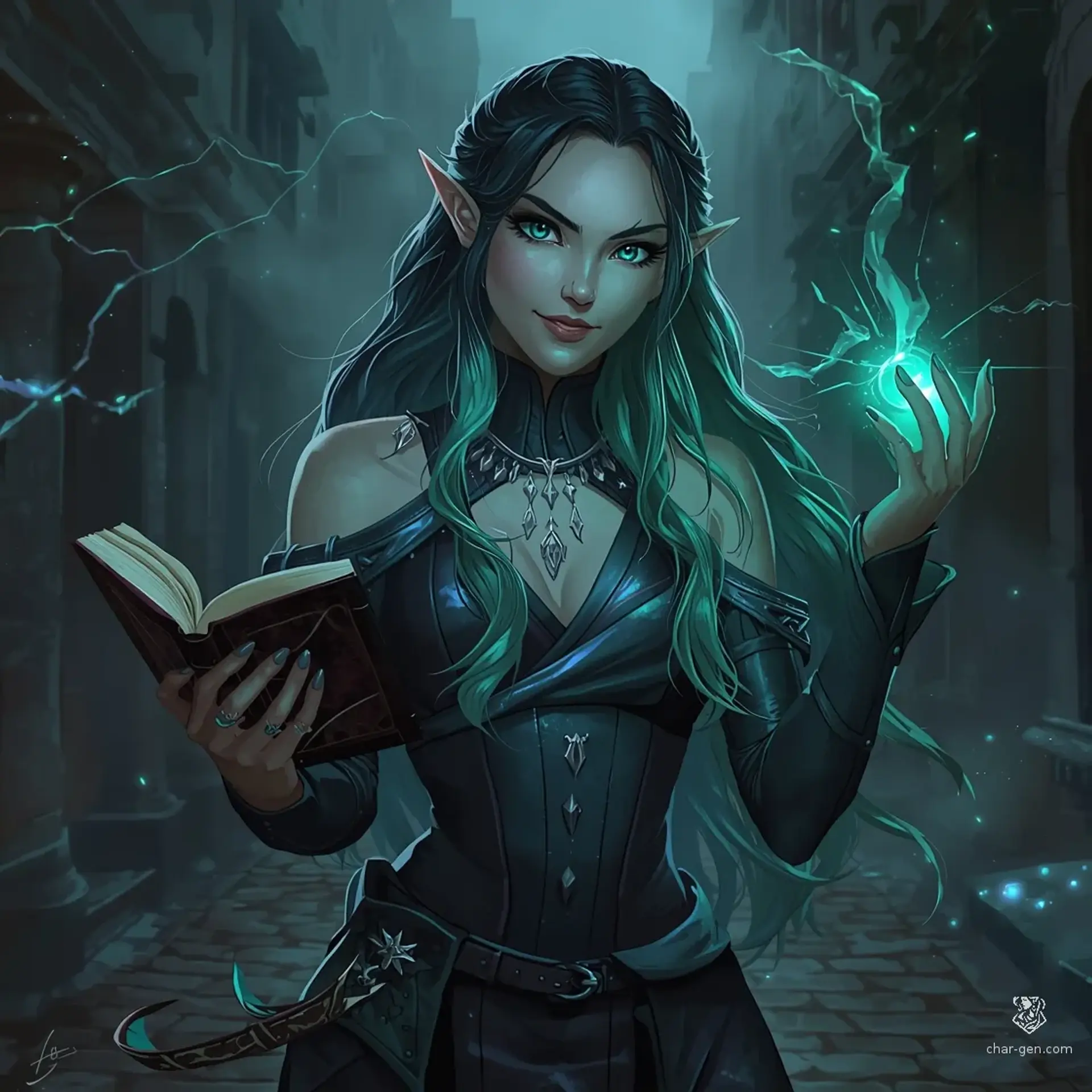 Kelpie - AI-generated fantasy Character