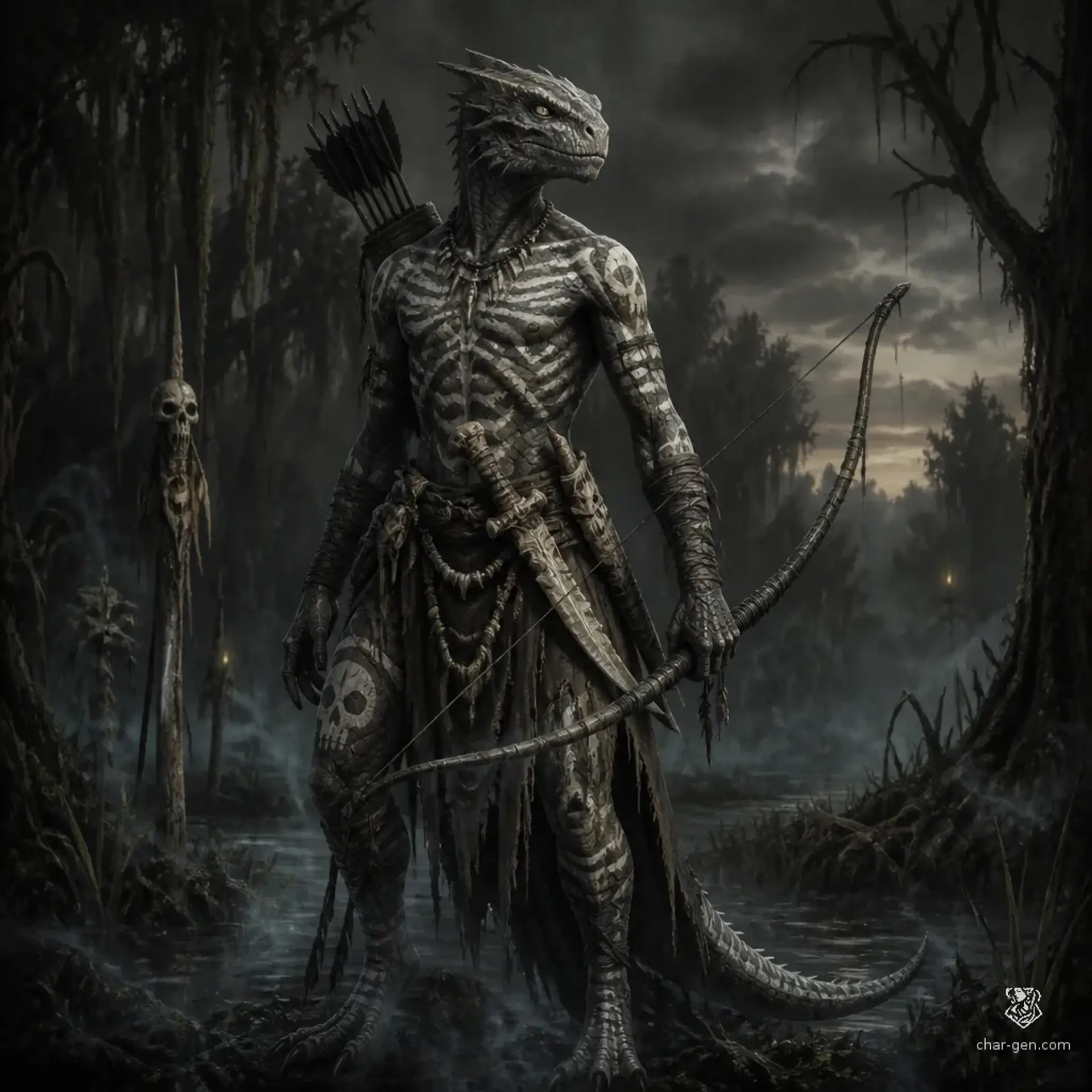 Ossuary-Who-Walks-Last - AI-generated fantasy Character