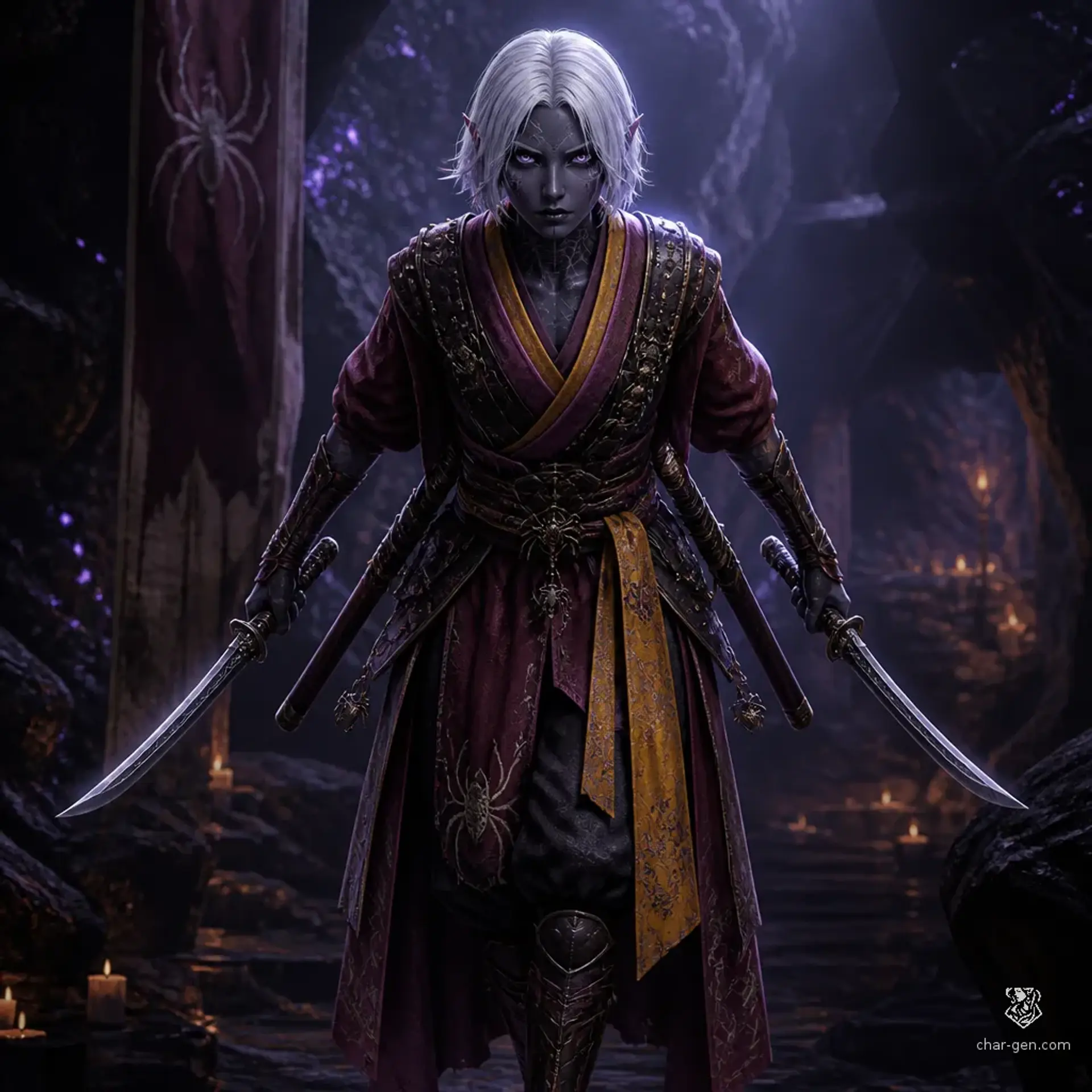 Malice - AI-generated fantasy Character