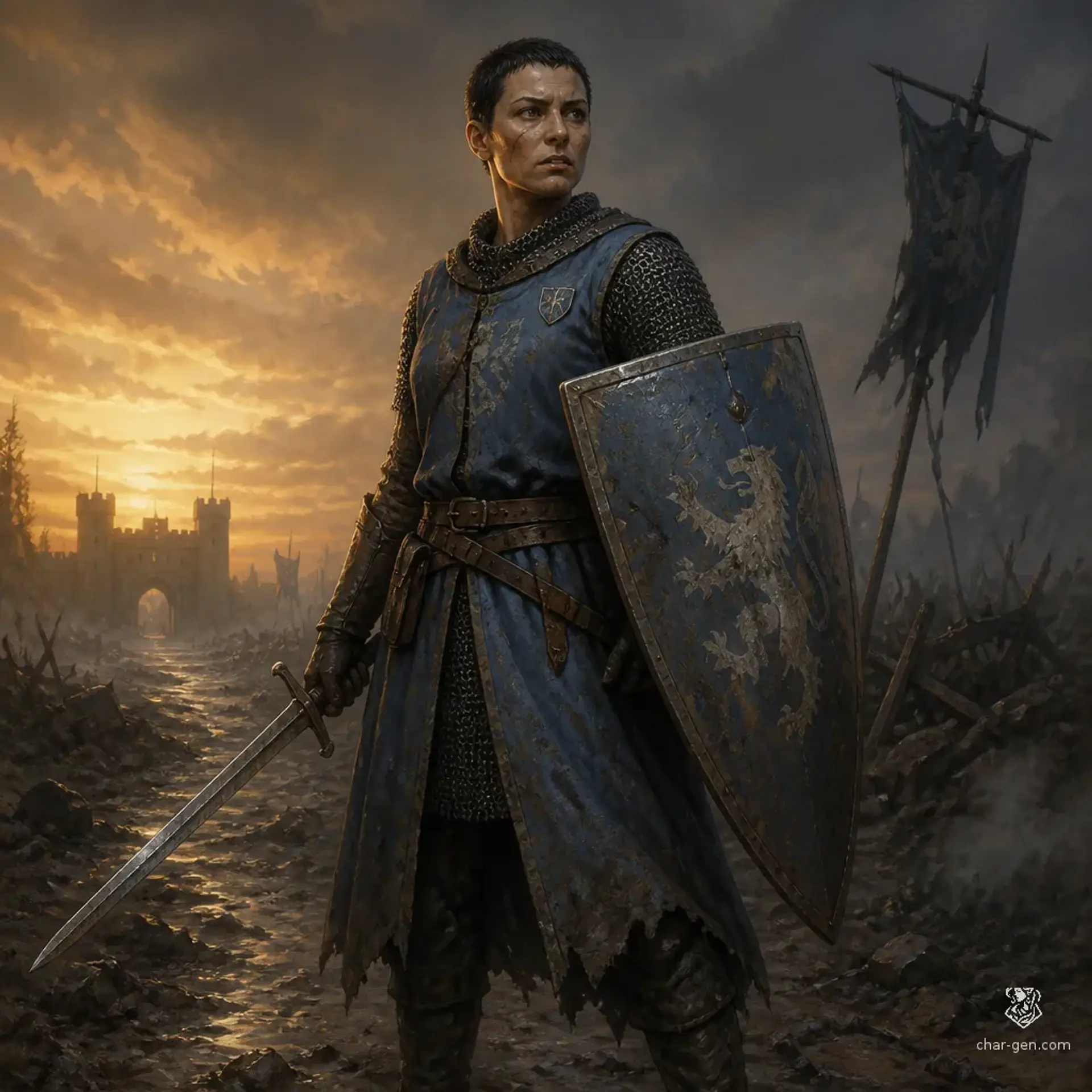 Sanni Nilsen - AI-generated fantasy Character