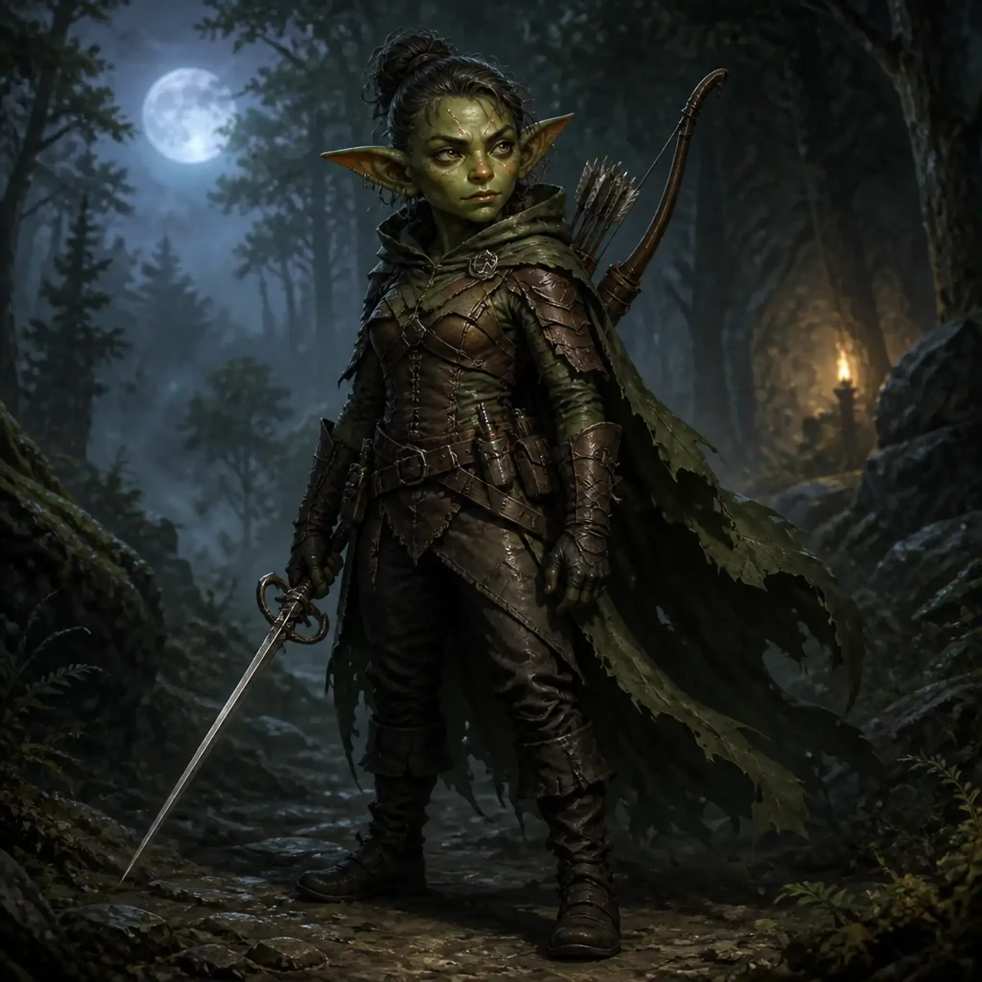 Vitha - AI-generated fantasy Character