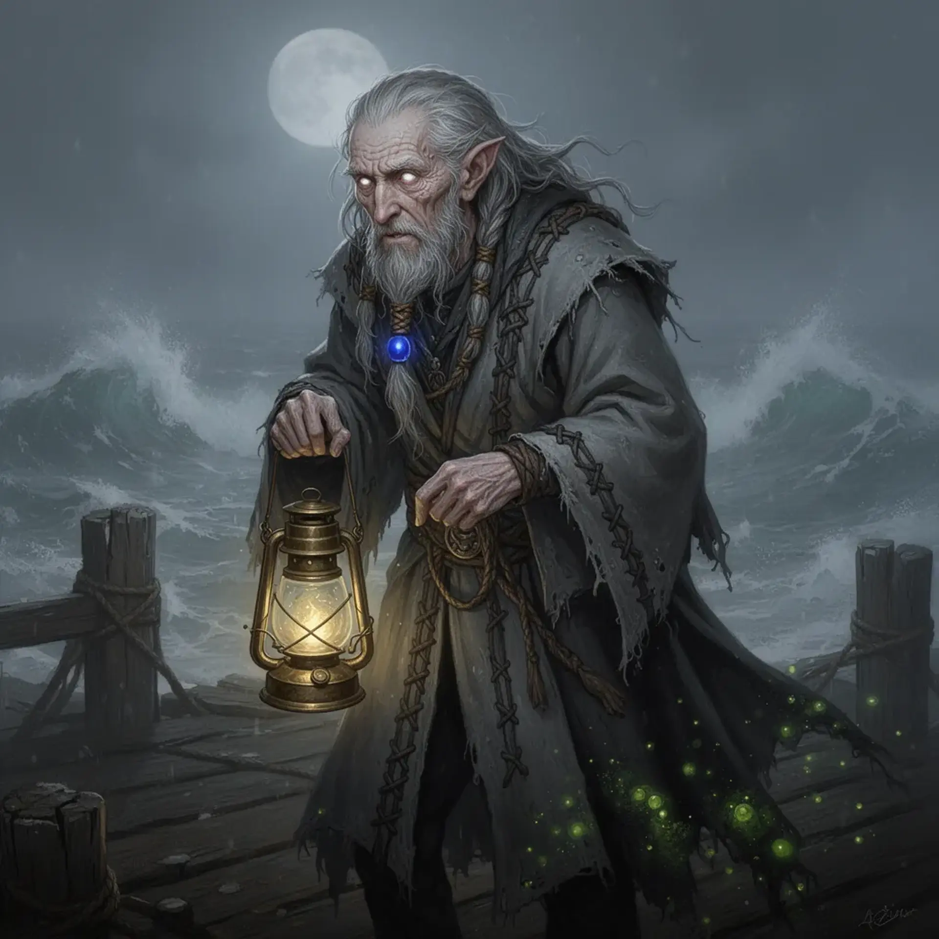 Old Jareth - AI-generated fantasy NPC