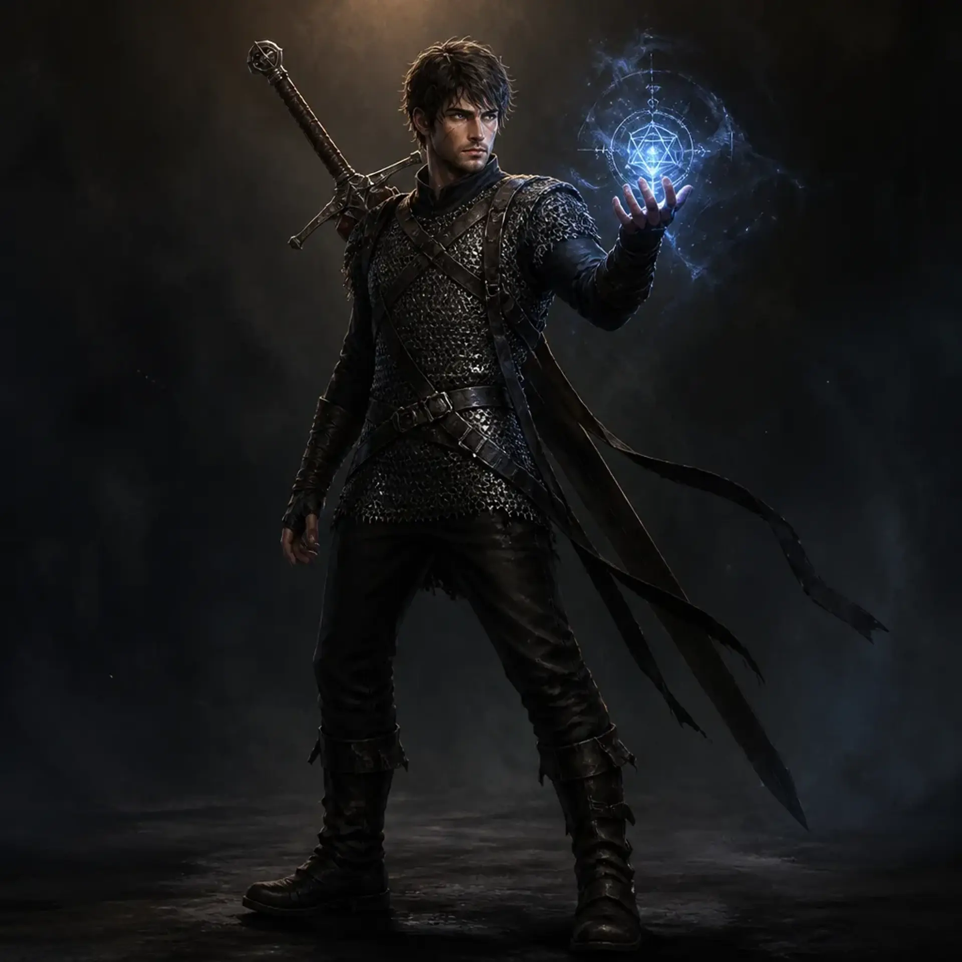 Jax Mercer - AI-generated fantasy Character