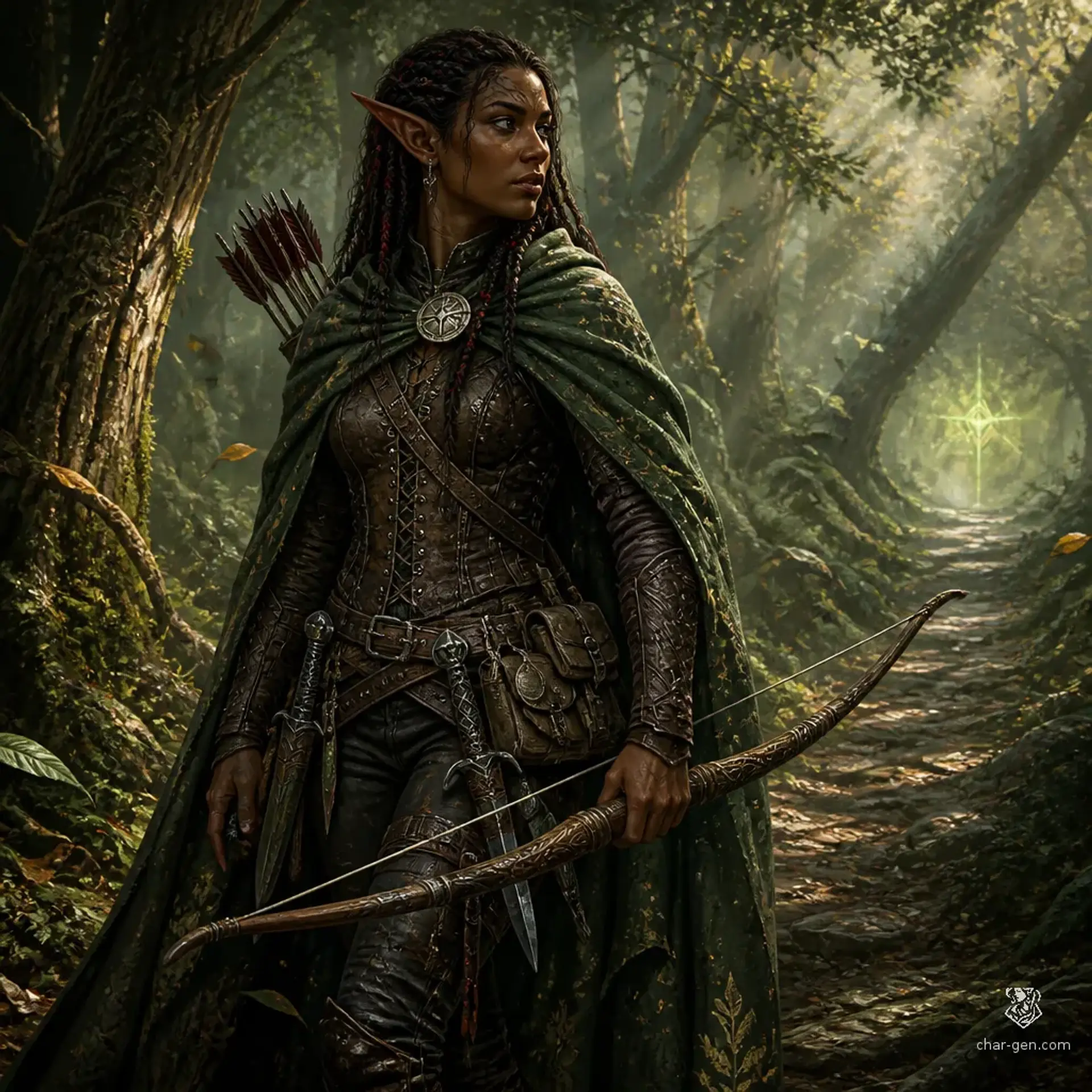 Leef - AI-generated fantasy Character