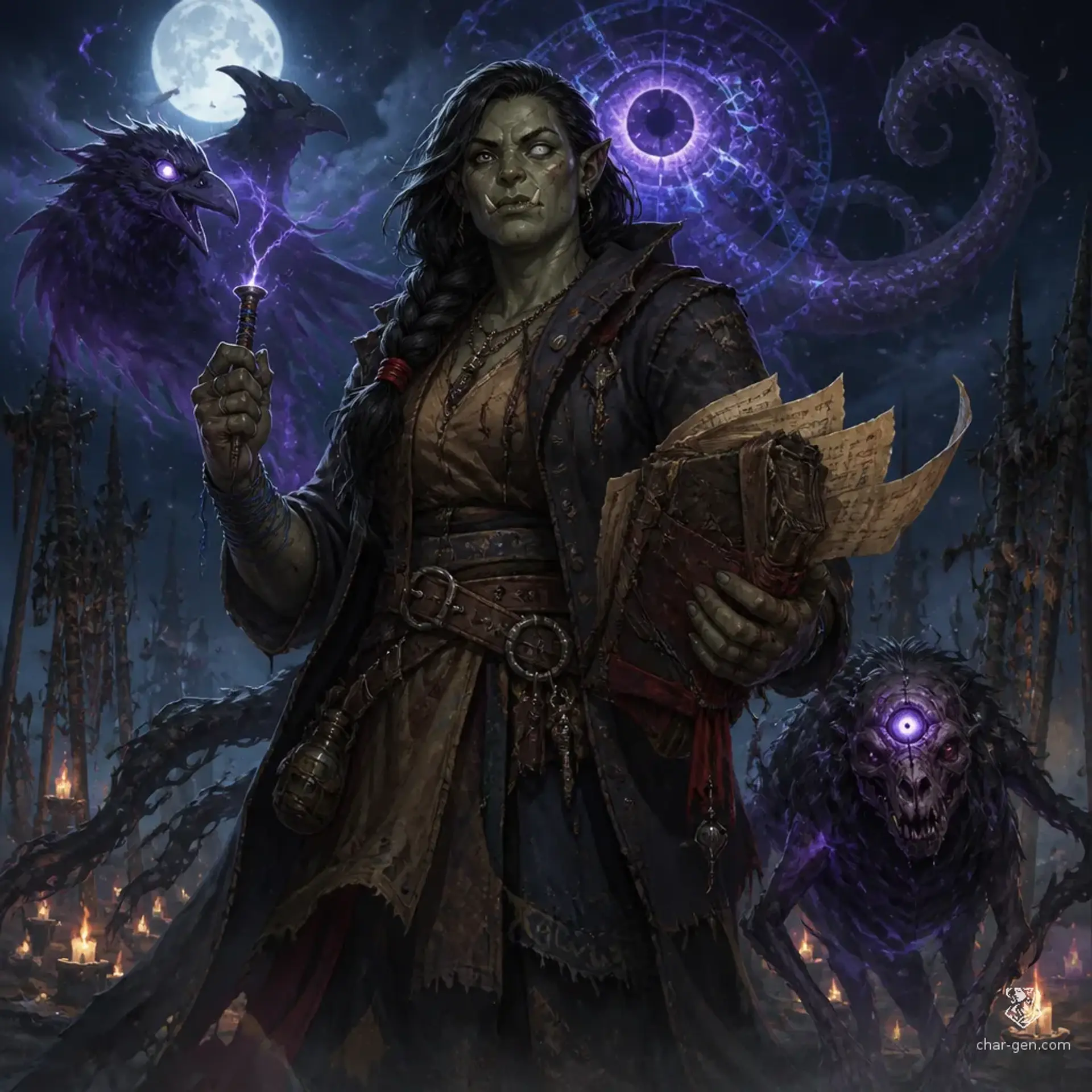 Ghorza - AI-generated fantasy Character