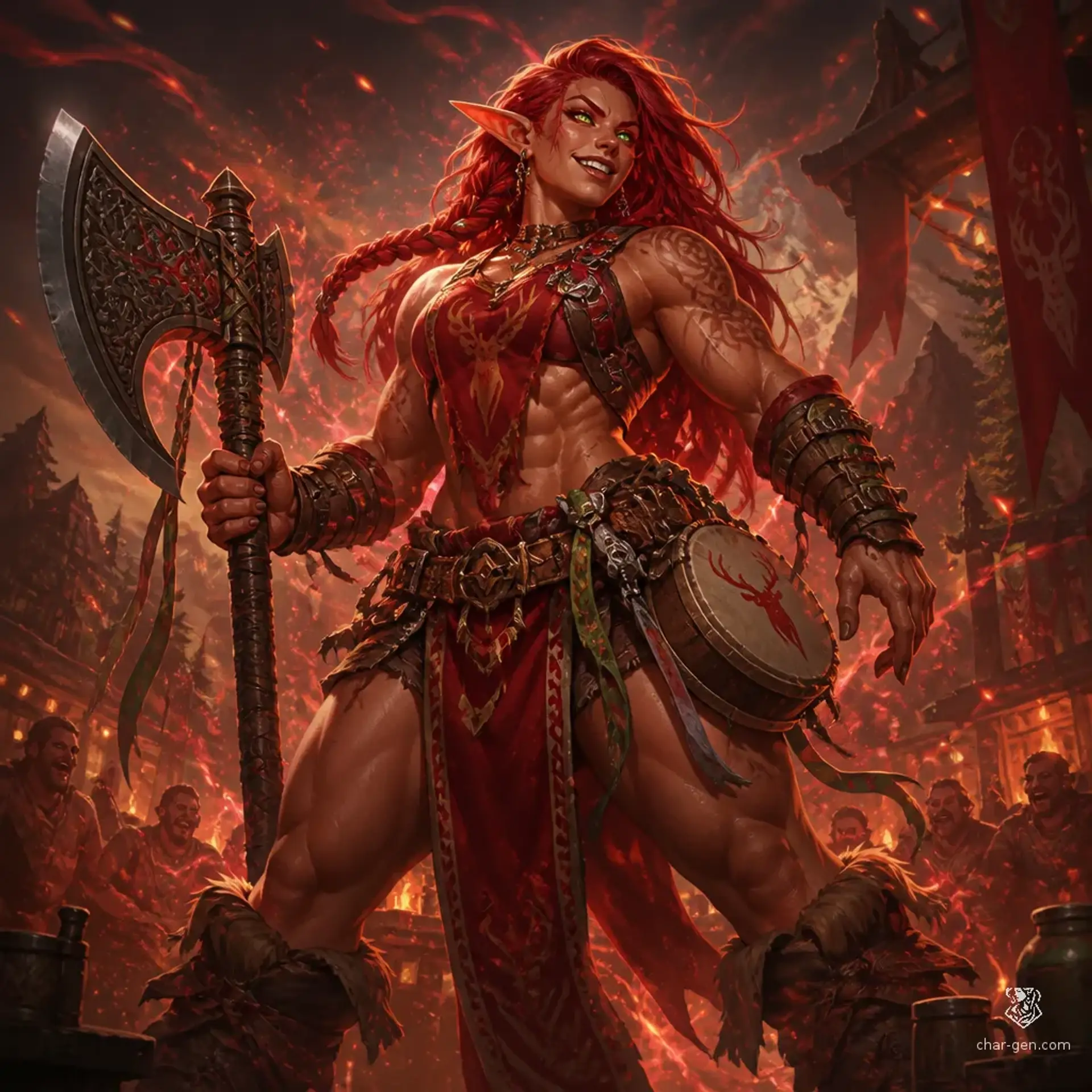 Kiskra Etxarri - AI-generated fantasy Character