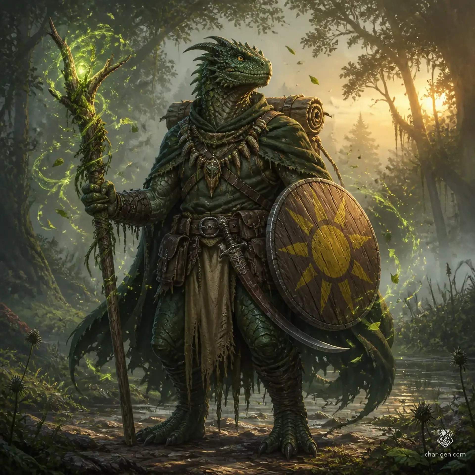 Sticky Nick - AI-generated fantasy Character