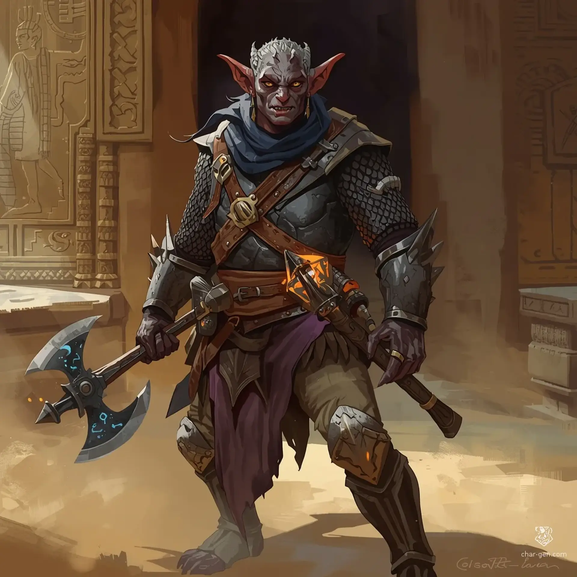 Vesper - AI-generated fantasy Character