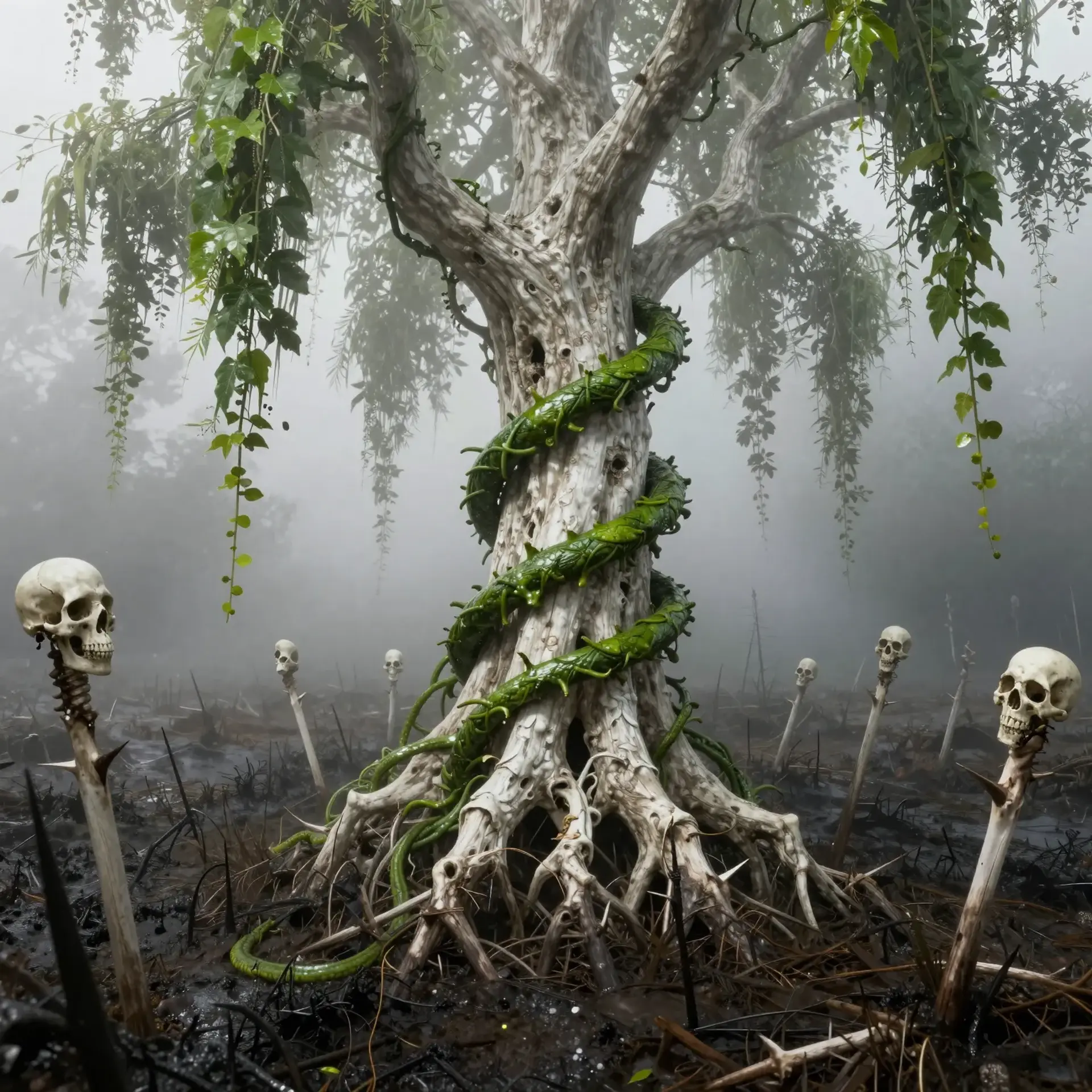 Witch Reed Willow - AI-generated fantasy Hazard