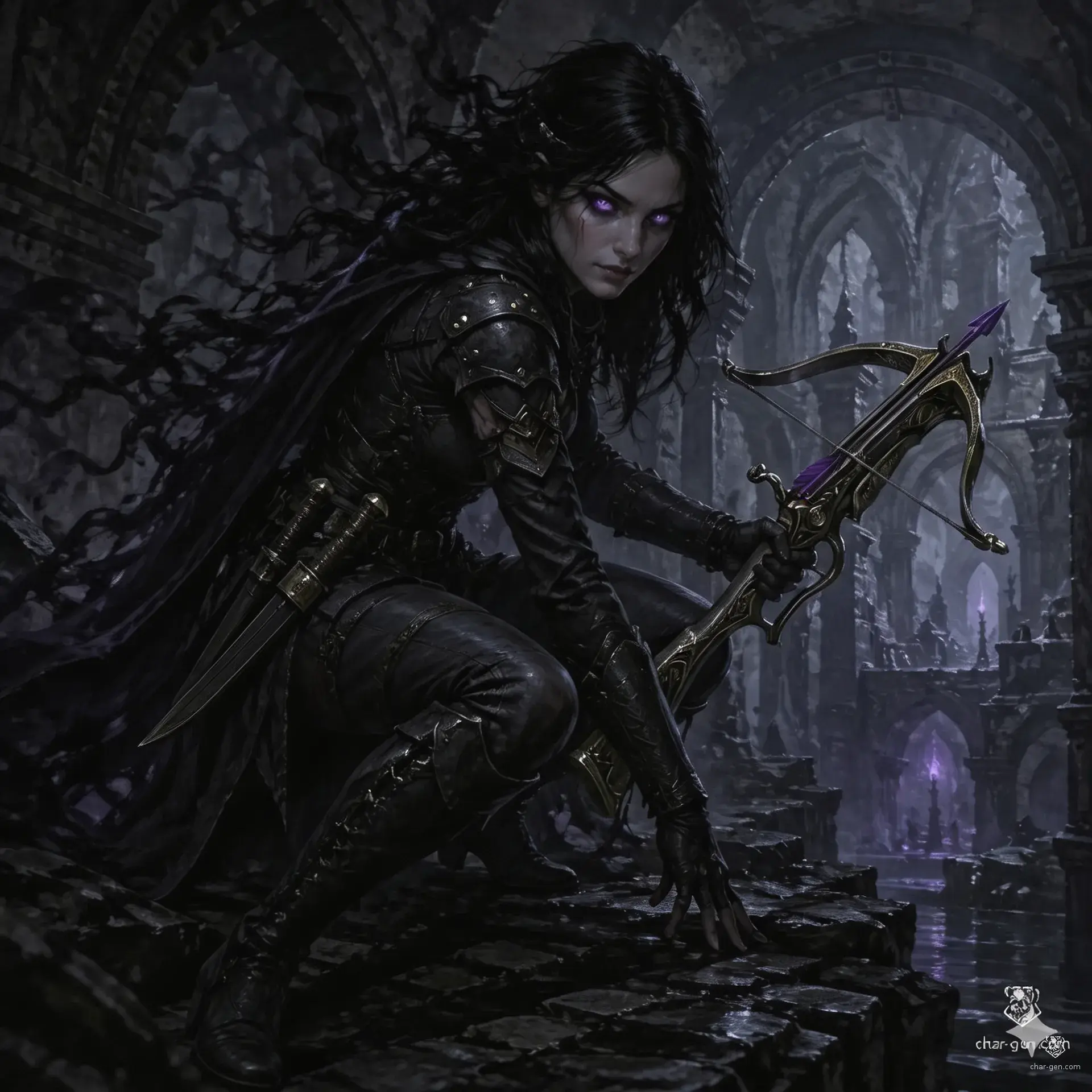 Kaelis Rufrius - AI-generated fantasy Character