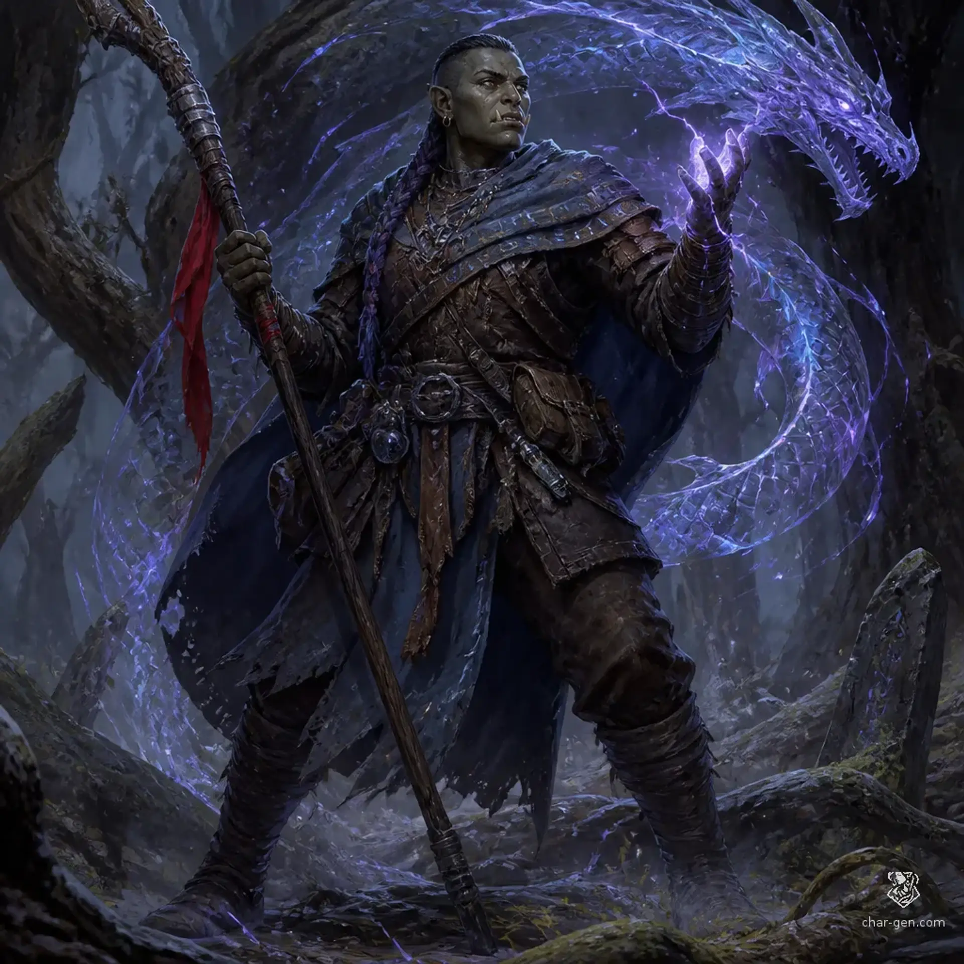 Kezitka Mtembe - AI-generated fantasy Character