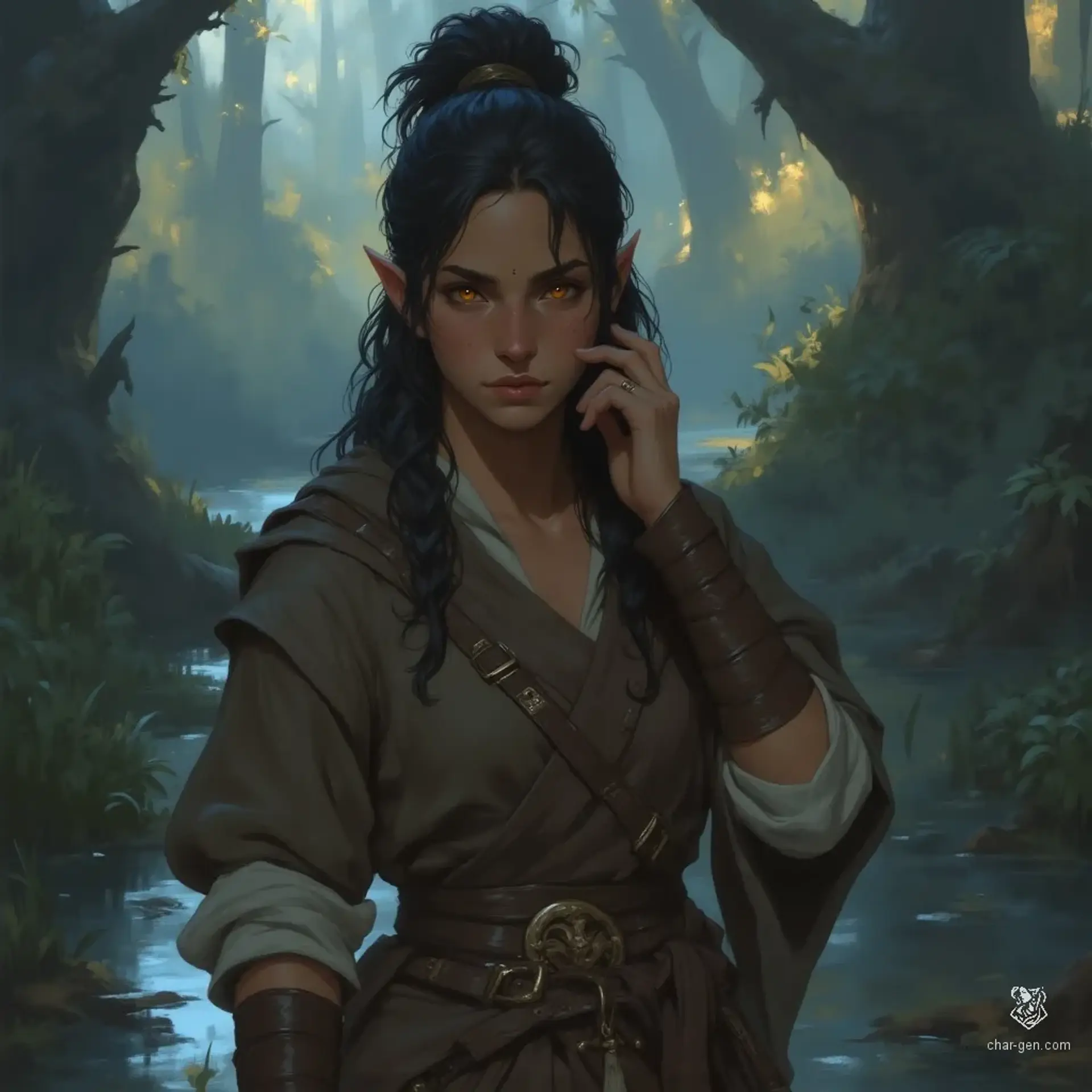 Ysolde Brackenfen - AI-generated fantasy NPC