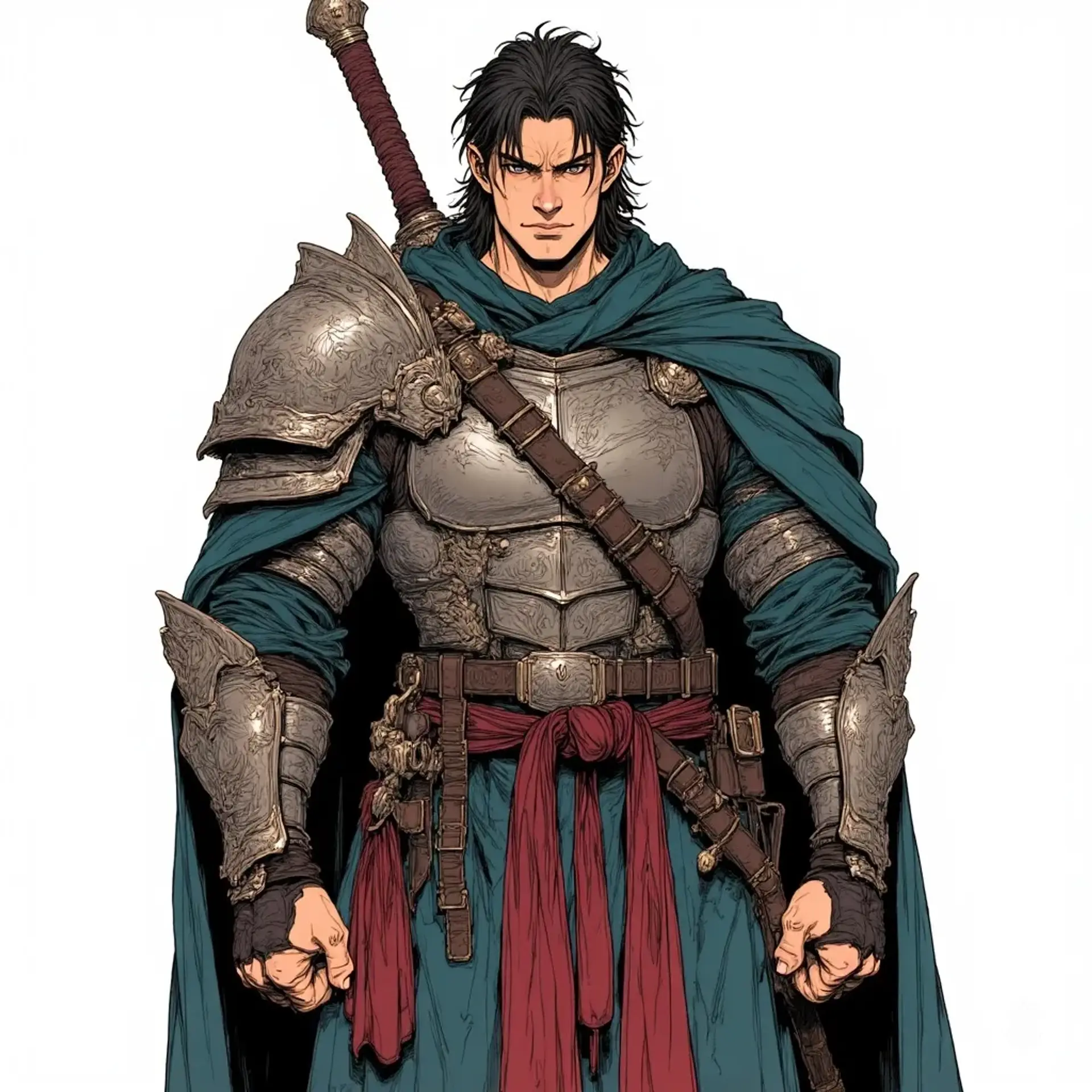 Sir Ryo Takeshi - AI-generated fantasy NPC