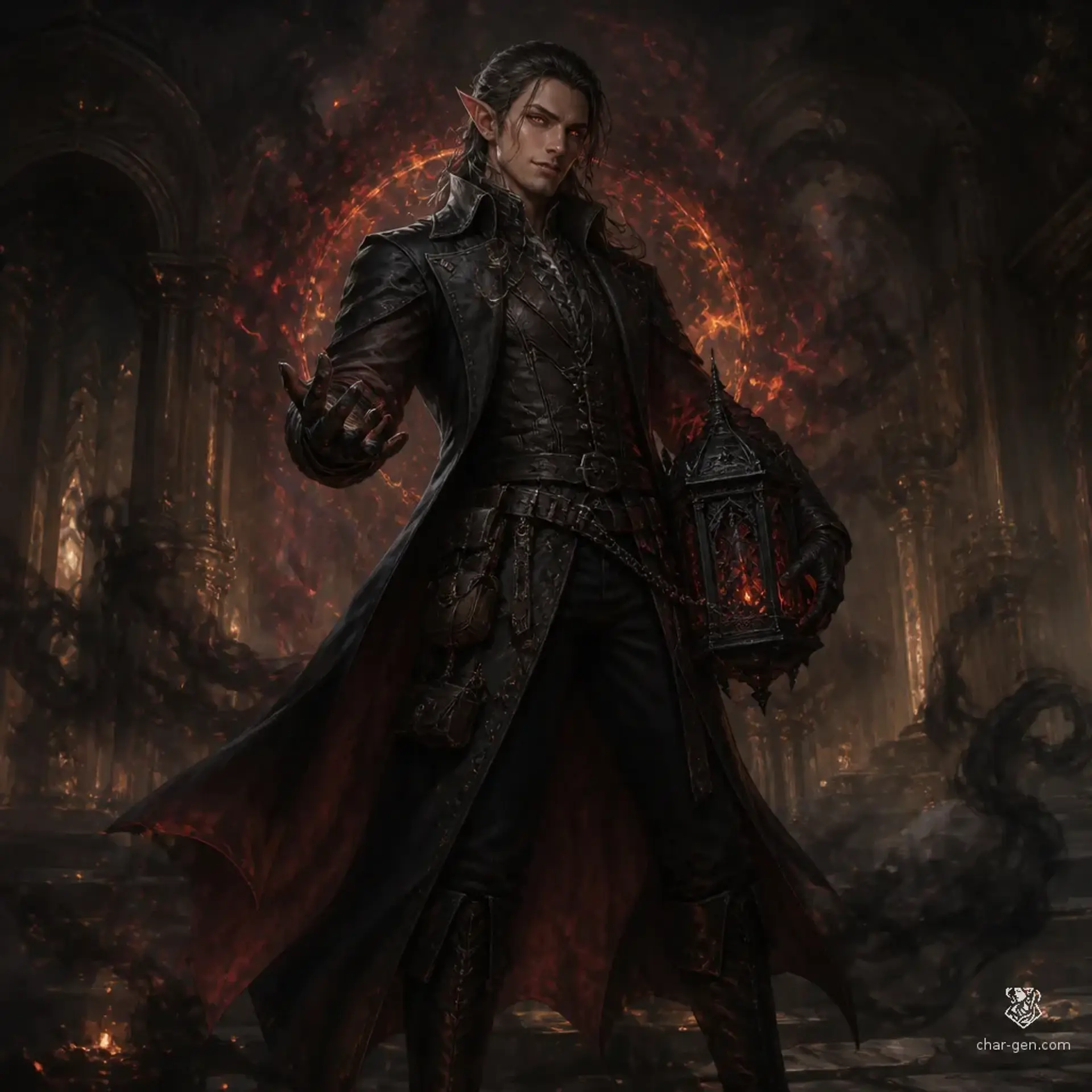 Aeldrannel - AI-generated fantasy Character