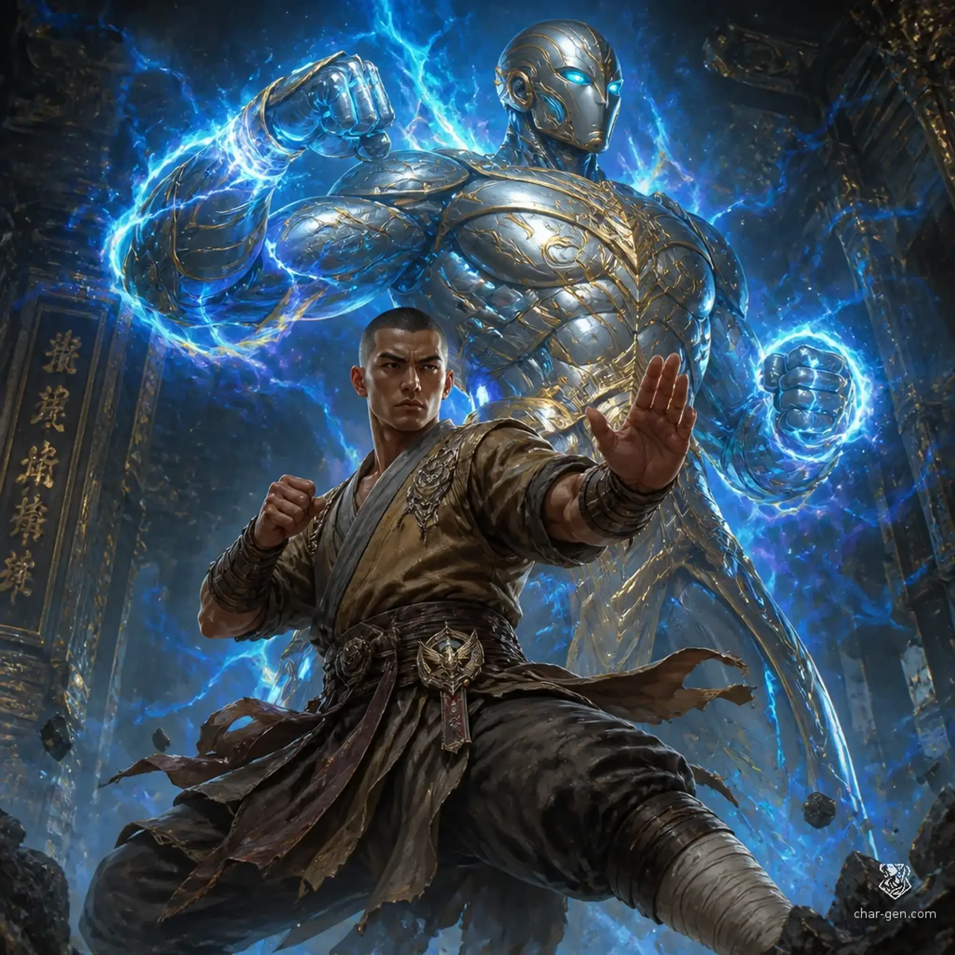 Kael Voss - AI-generated fantasy Character