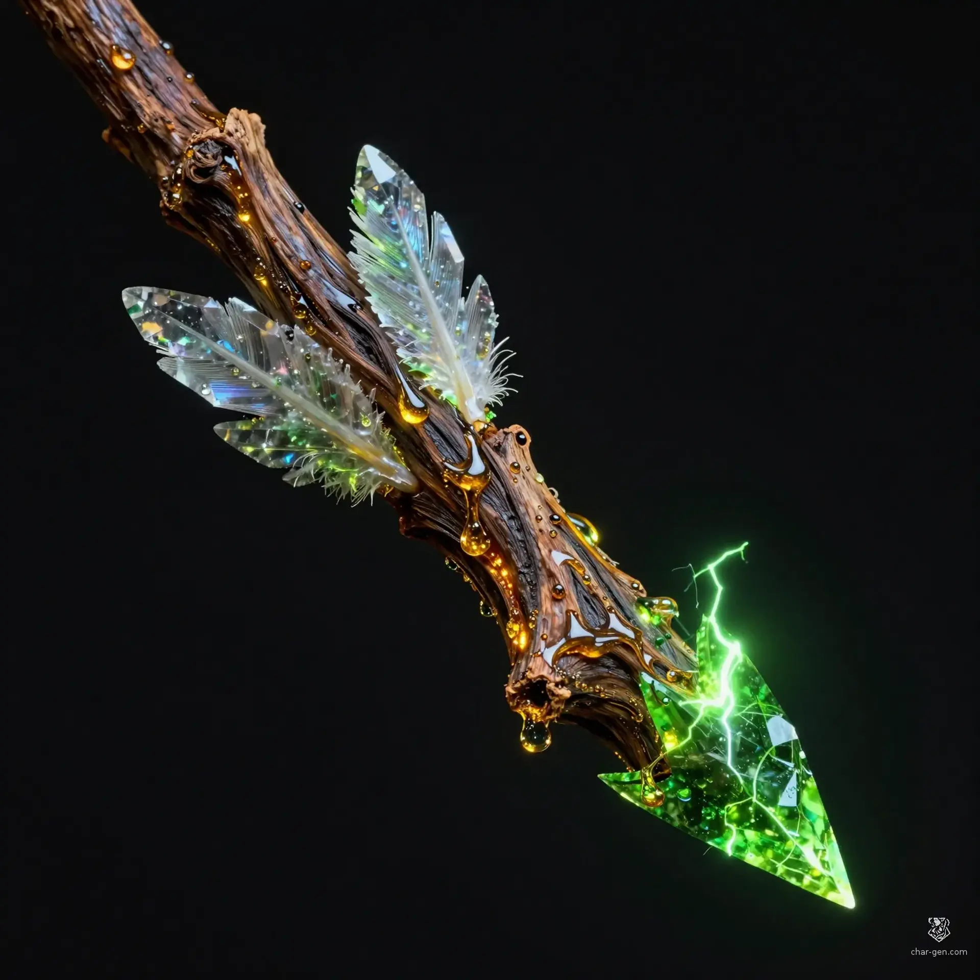 Thorn of the World-Tree's Spite - AI-generated fantasy Magic Item