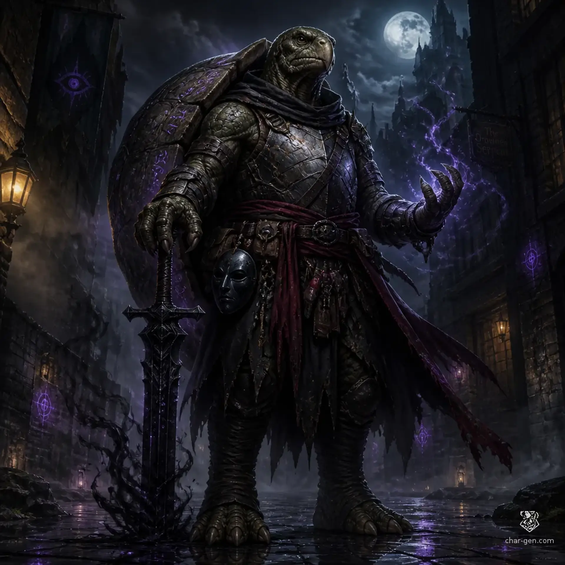 Jack the ripper - AI-generated fantasy Character