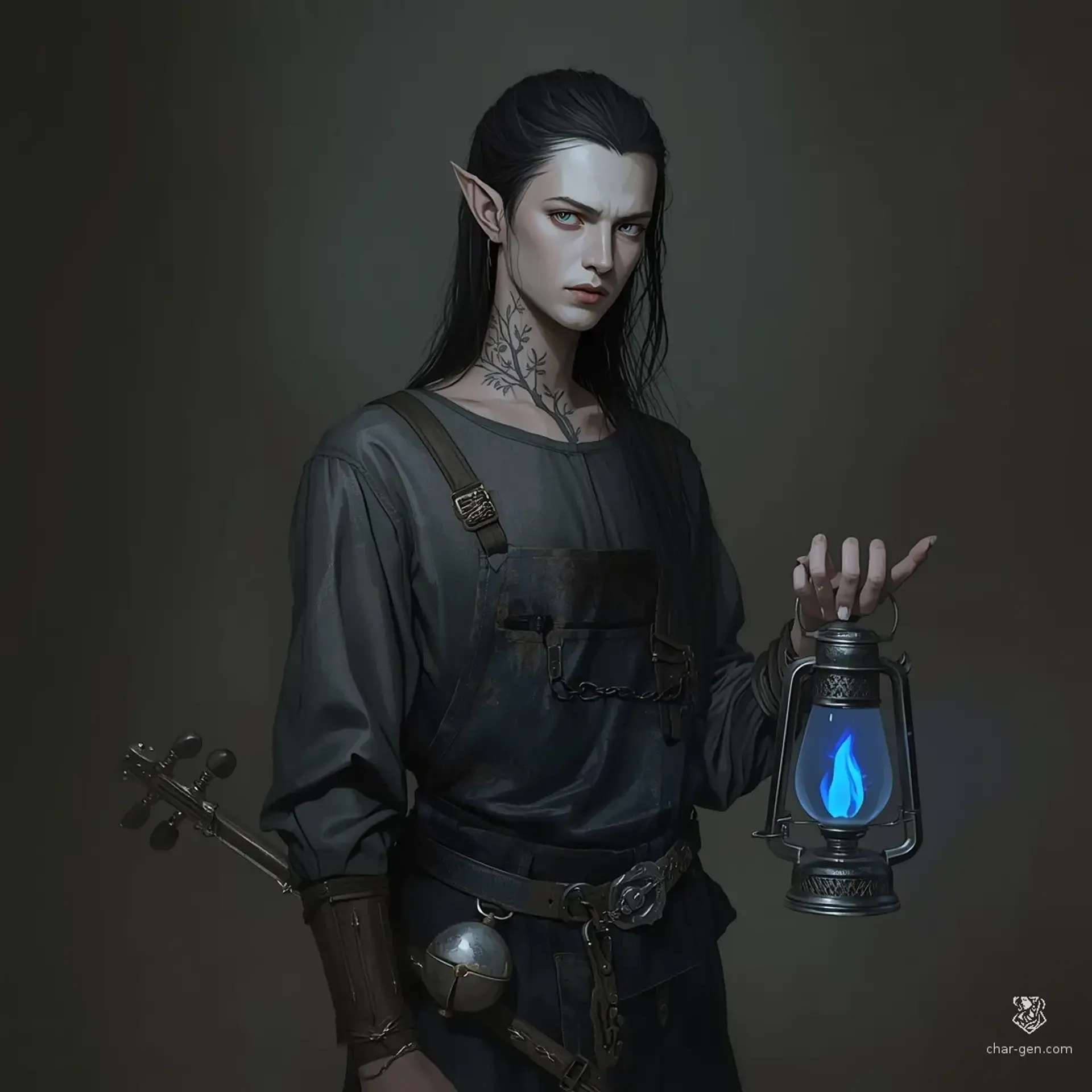 Kaelen The Wick Voss - AI-generated fantasy NPC