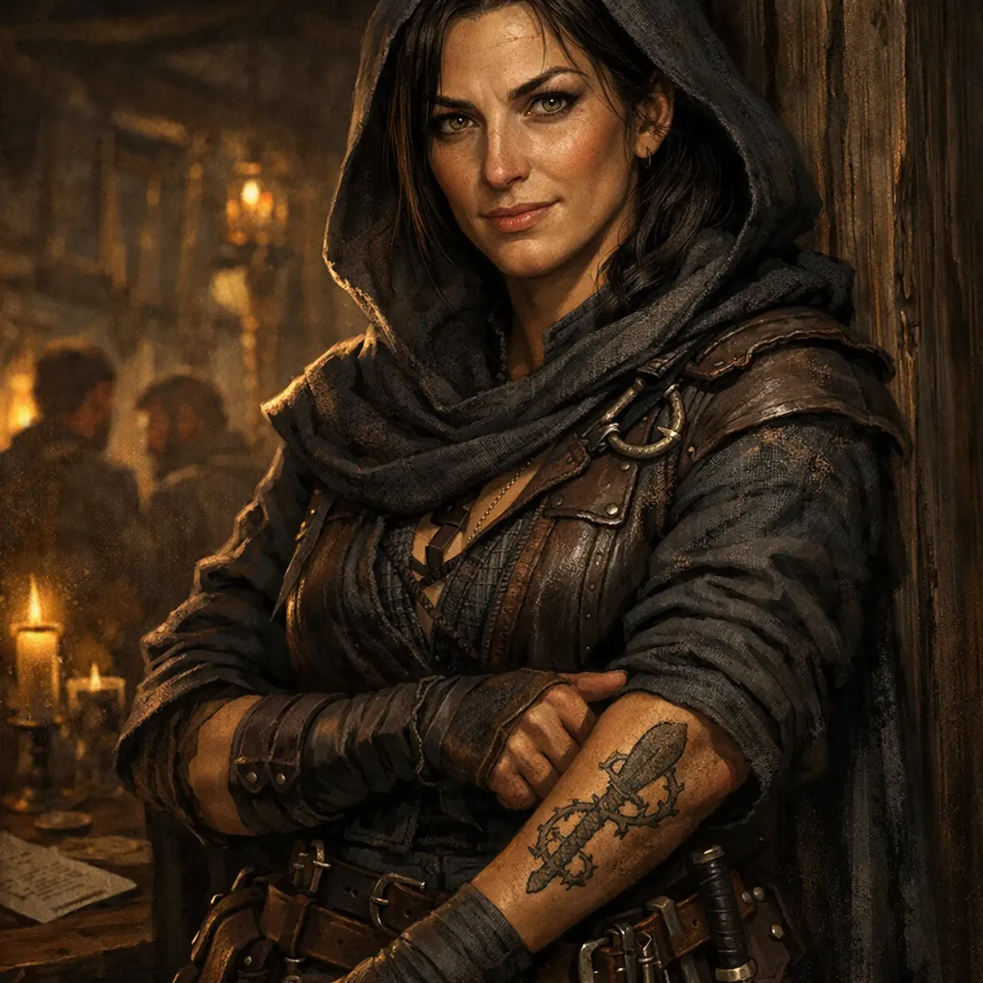 Mira Thorn - AI-generated fantasy NPC