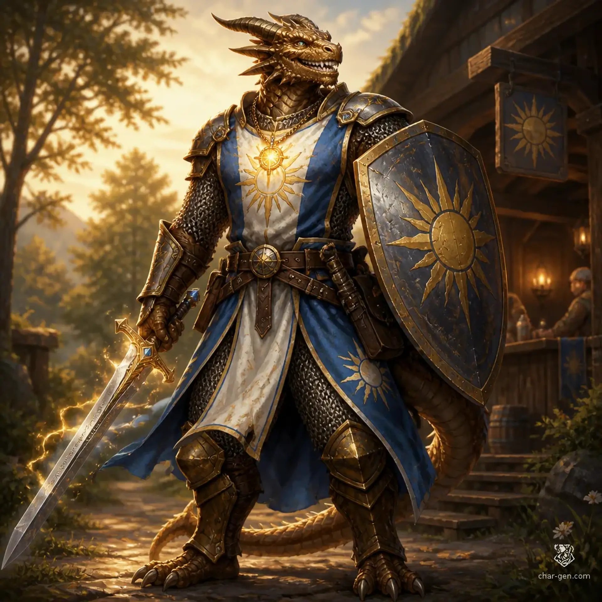 Bravado - AI-generated fantasy Character