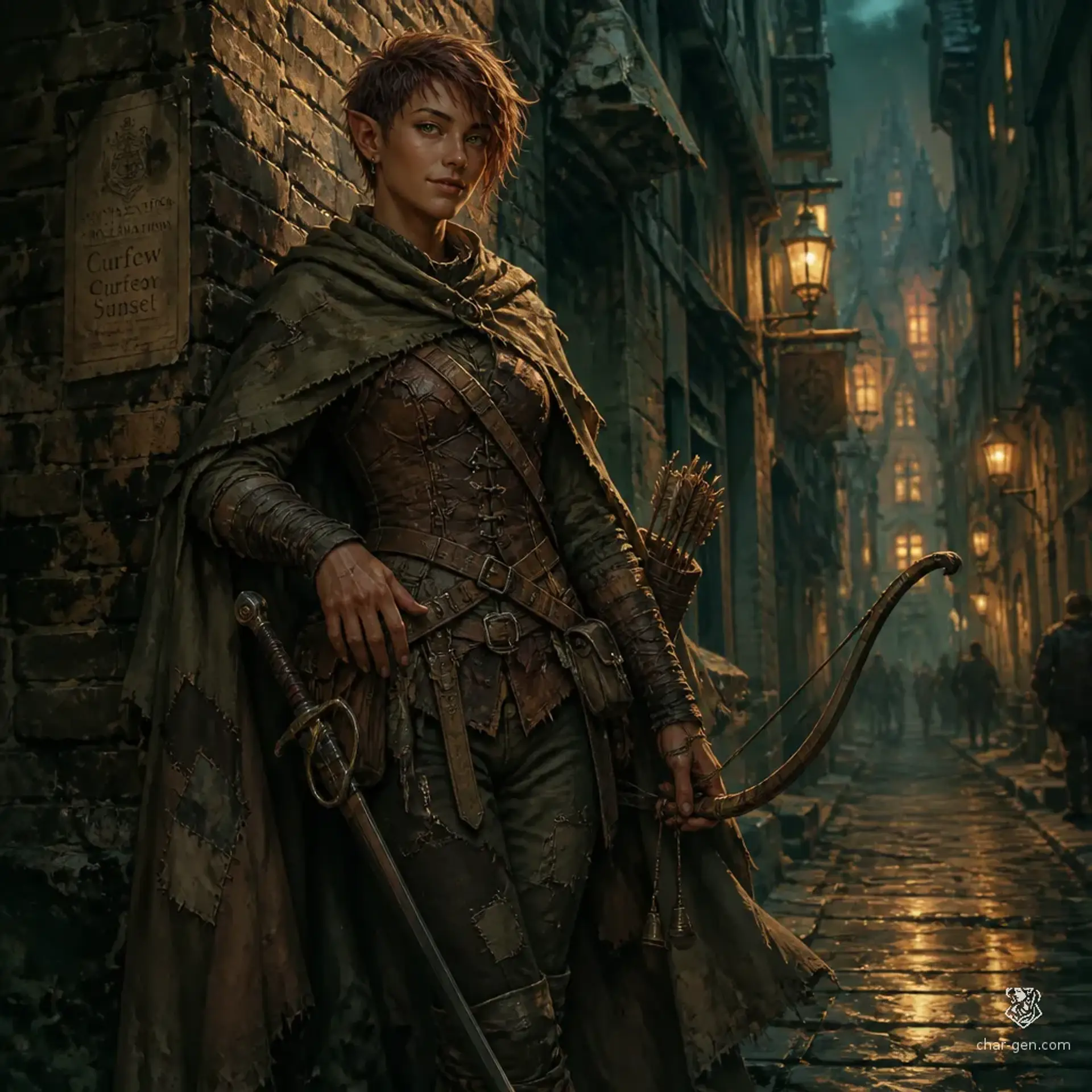 Lark Underbridge - AI-generated fantasy Character