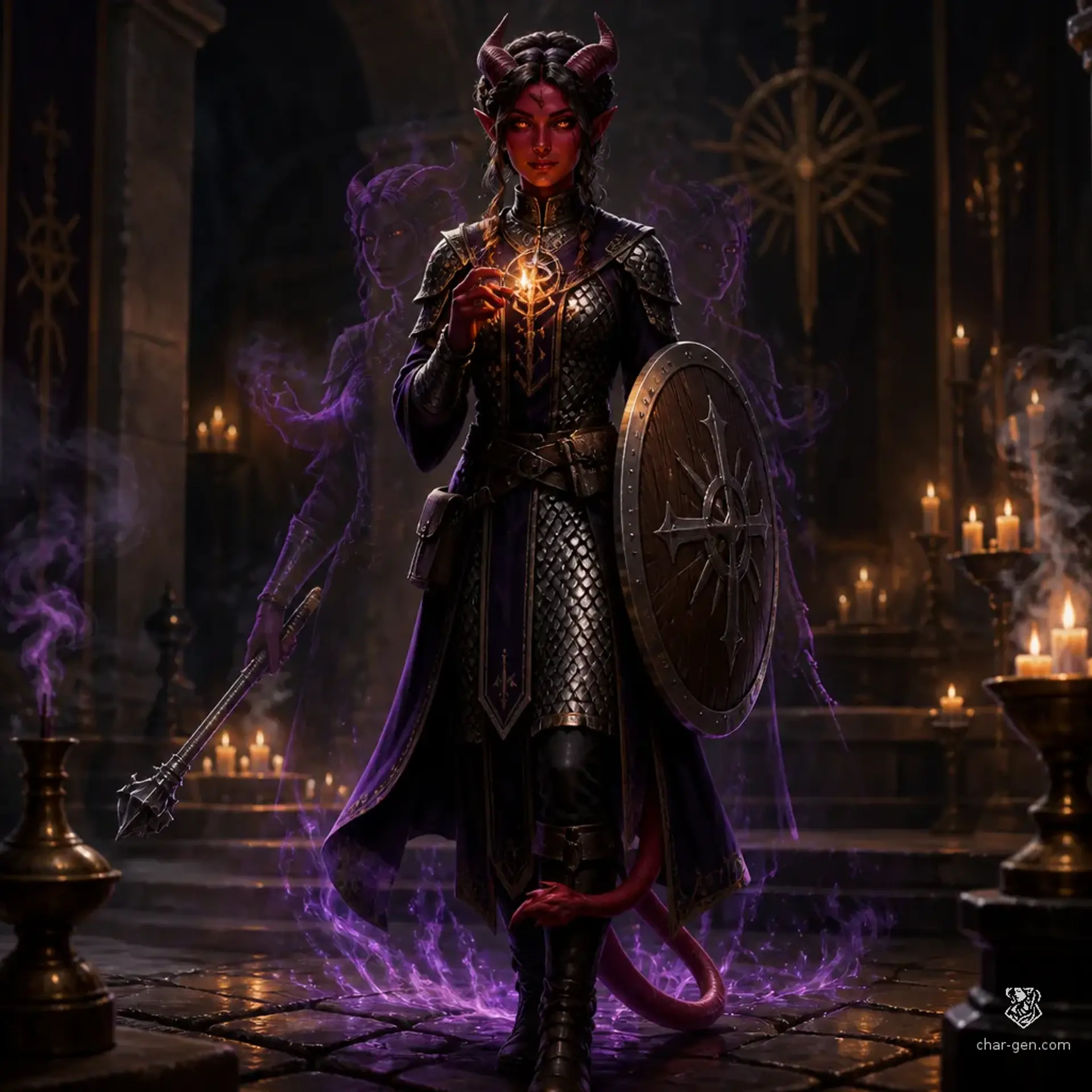Bellatrix - AI-generated fantasy Character
