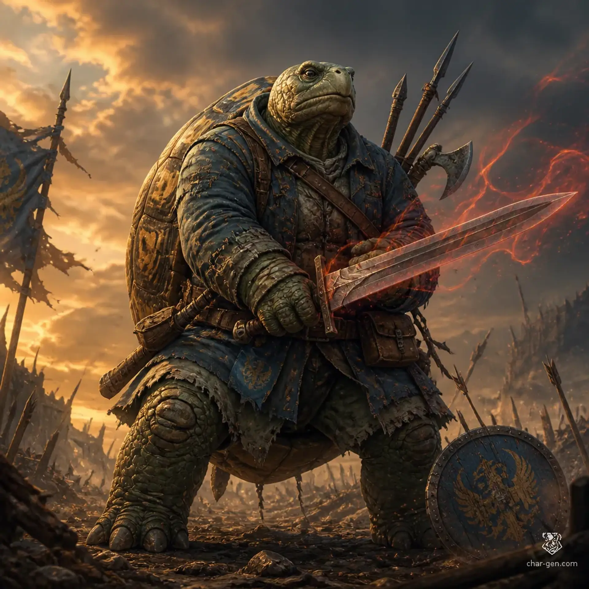 Boric - AI-generated fantasy Character