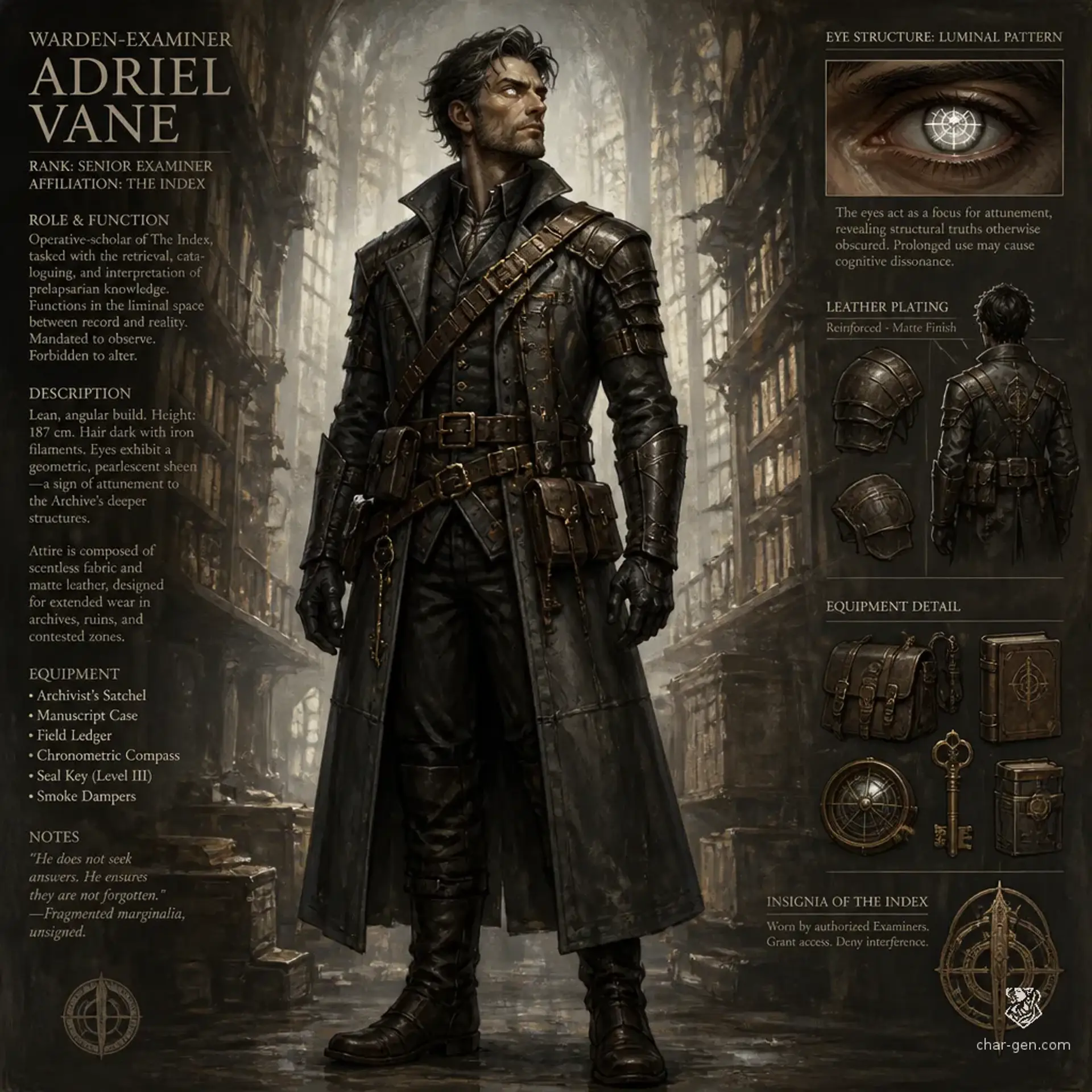 Vestige Seeker - AI-generated fantasy Species