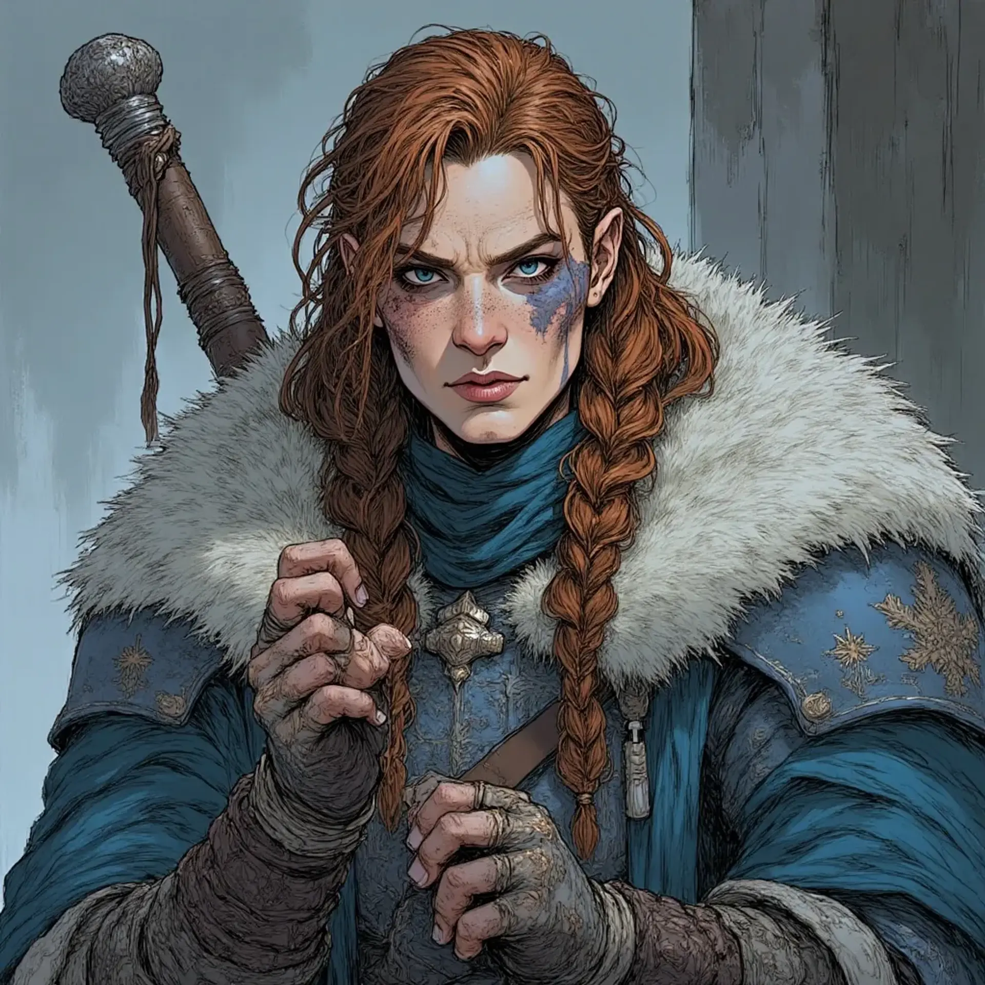 Eldra Harbin - AI-generated fantasy NPC