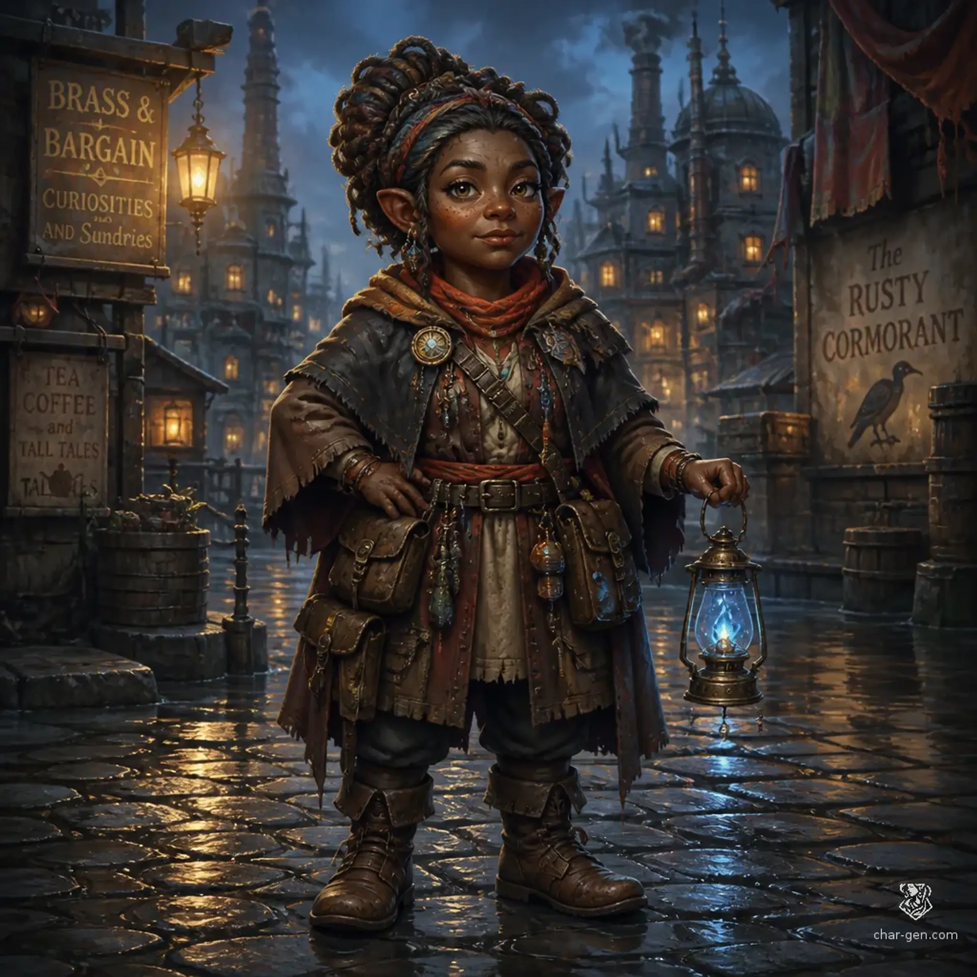 Lamplighter - AI-generated fantasy Species