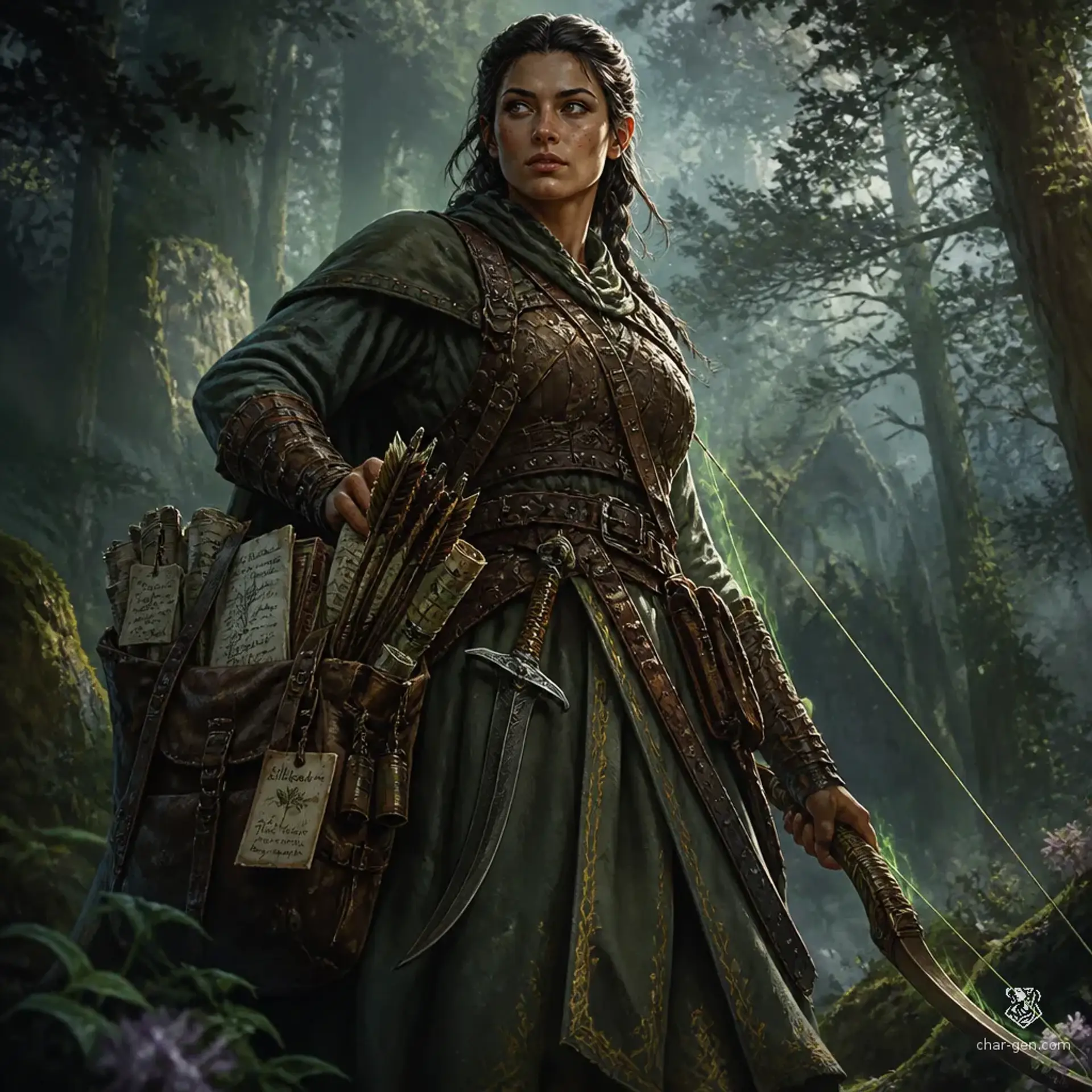 Mira Vale - AI-generated fantasy Character