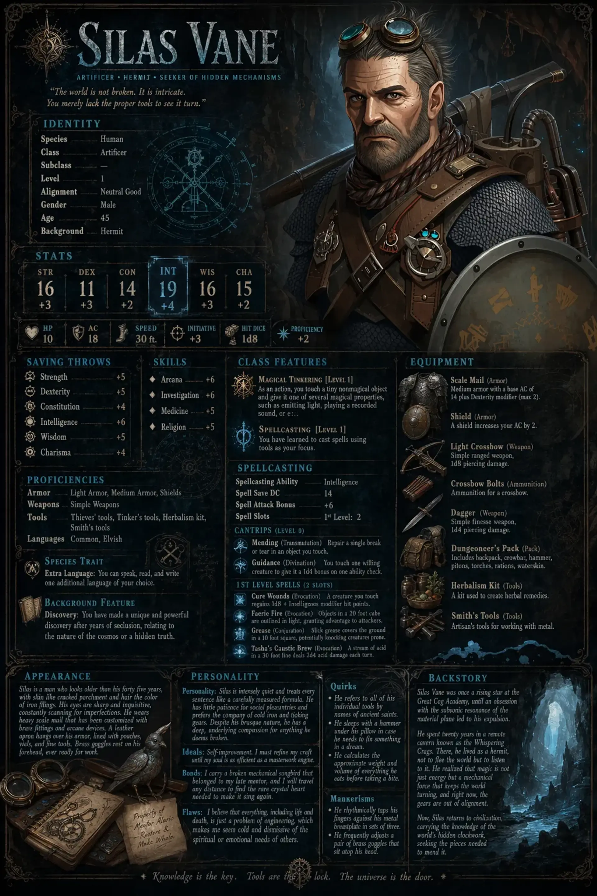 Character Sheet