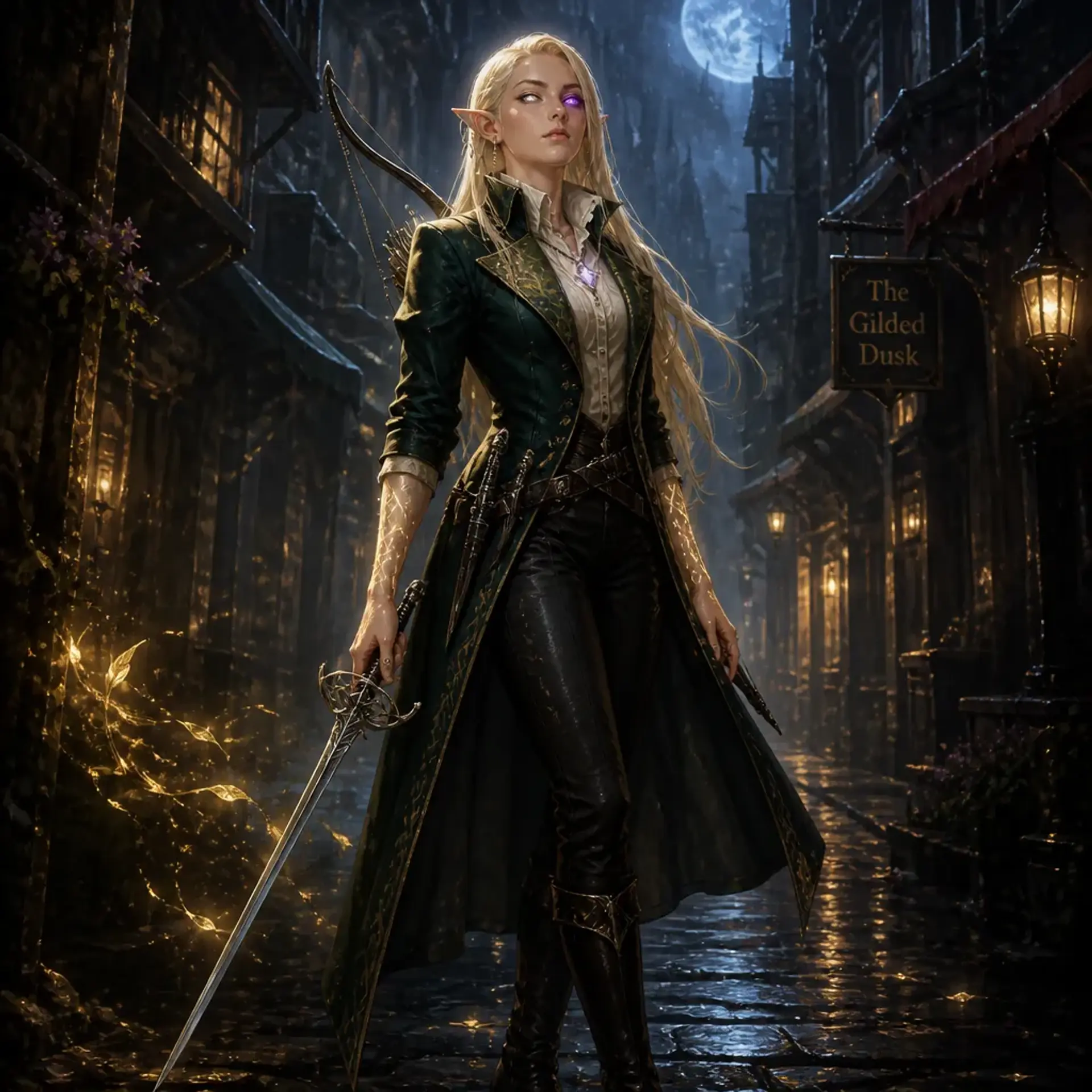Nithaan - AI-generated fantasy Character